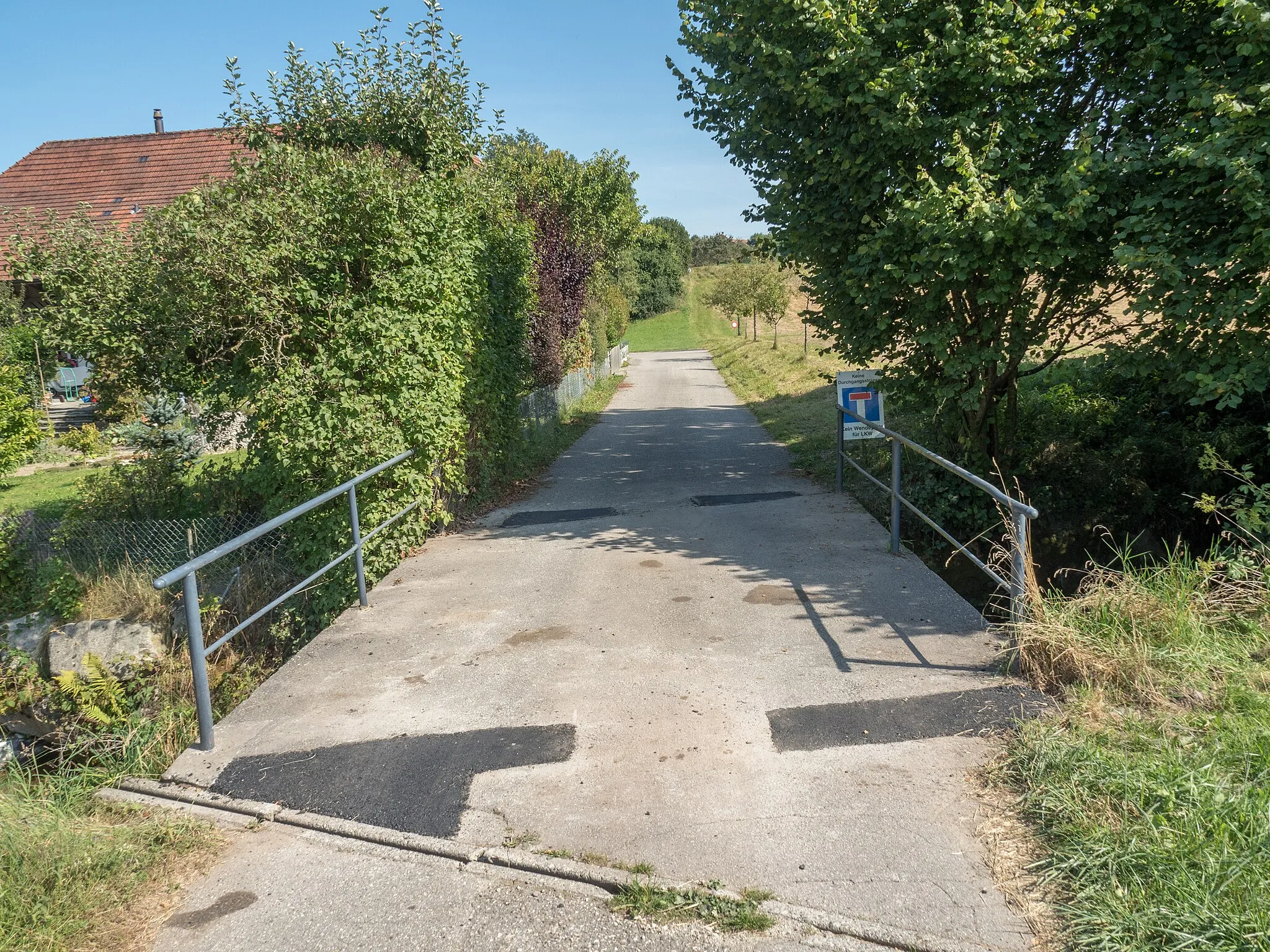 Photo showing: Matten Road Bridge over the Langeten River, Huttwil, Canton of Bern, Switzerland