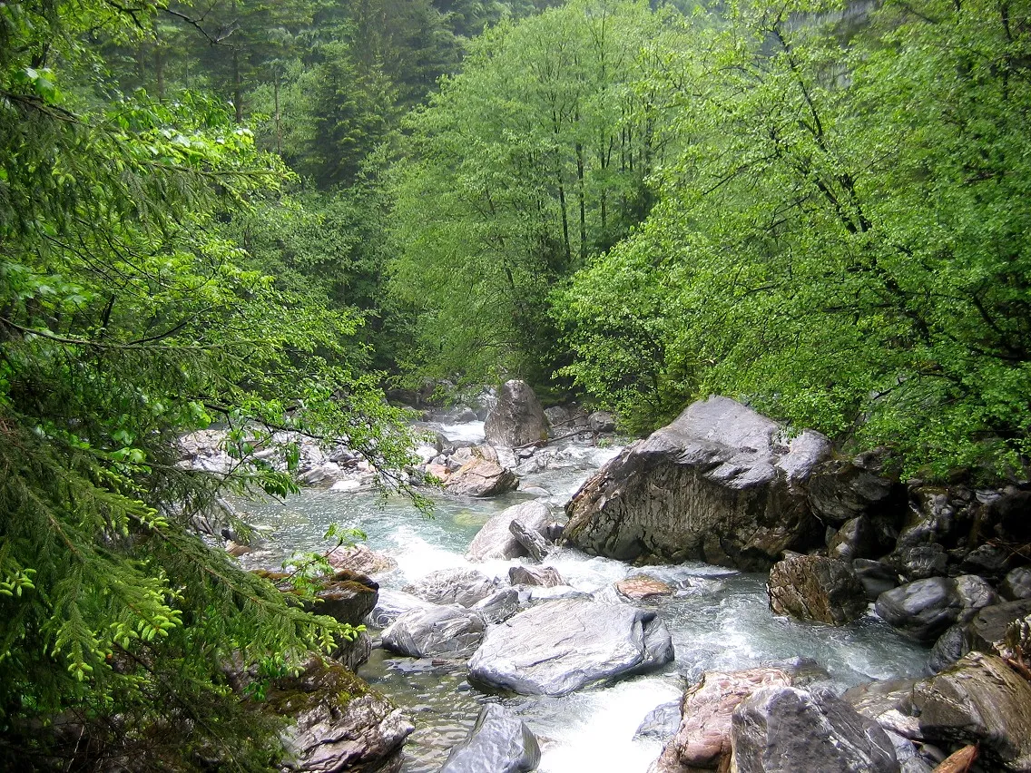 Photo showing: Aatobel in der Aaschlucht ca. 2km nördlich des Ortsausgangs Engelberg.