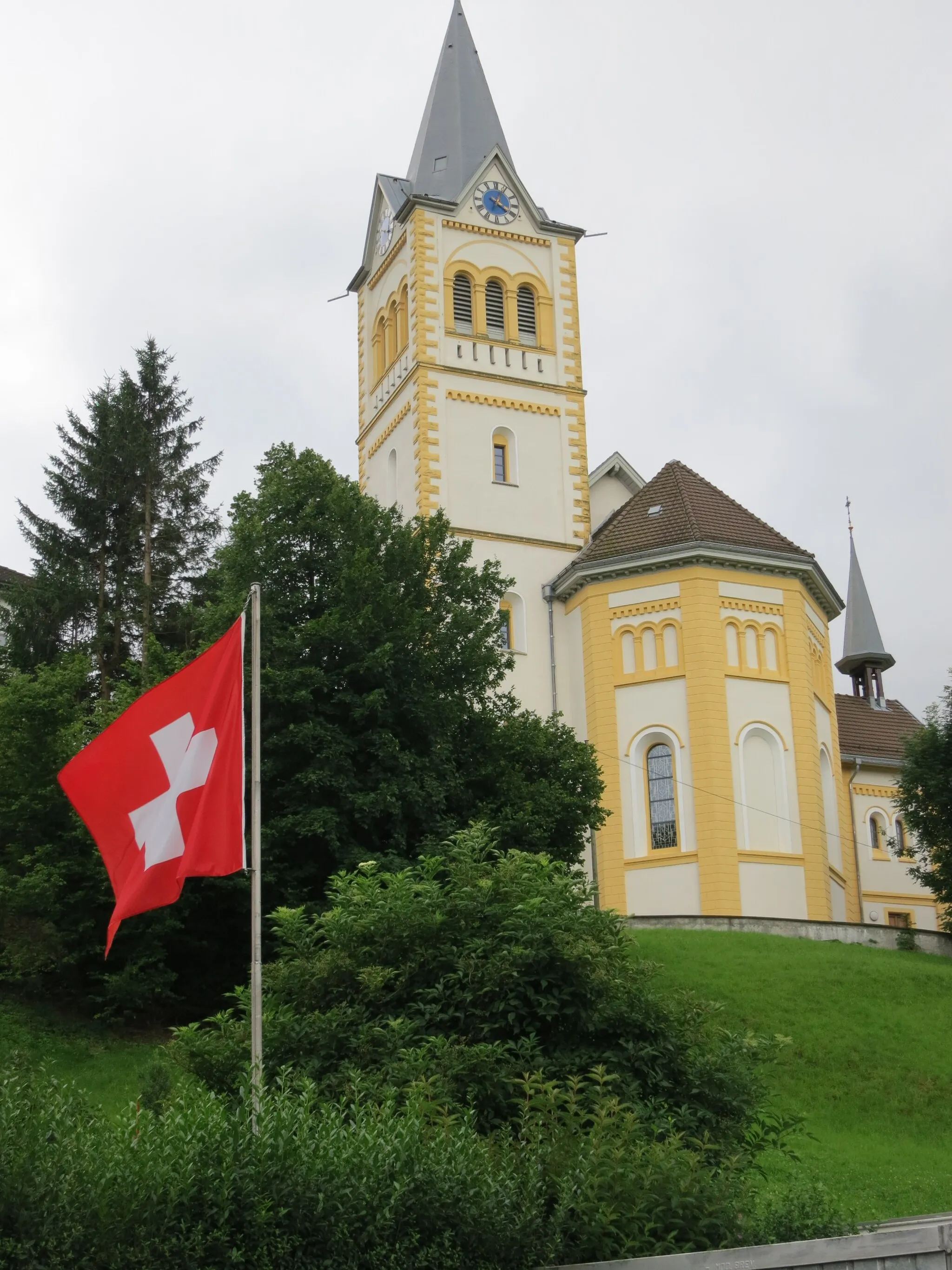 Photo showing: Kirche Reichenburg SZ, Schweiz