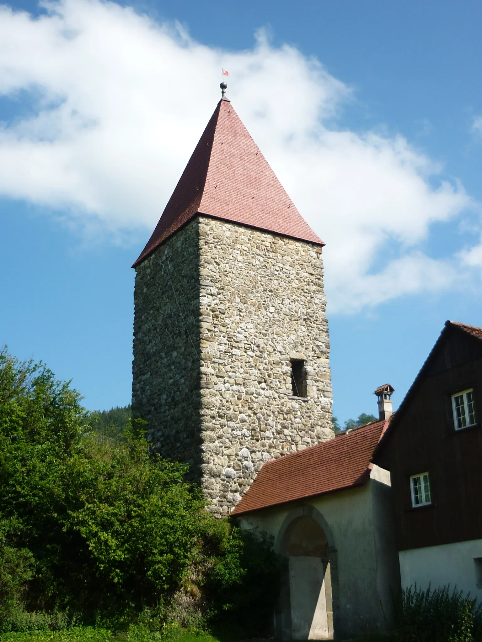 Photo showing: Roter Turm in Rothenthurm SZ, Schweiz