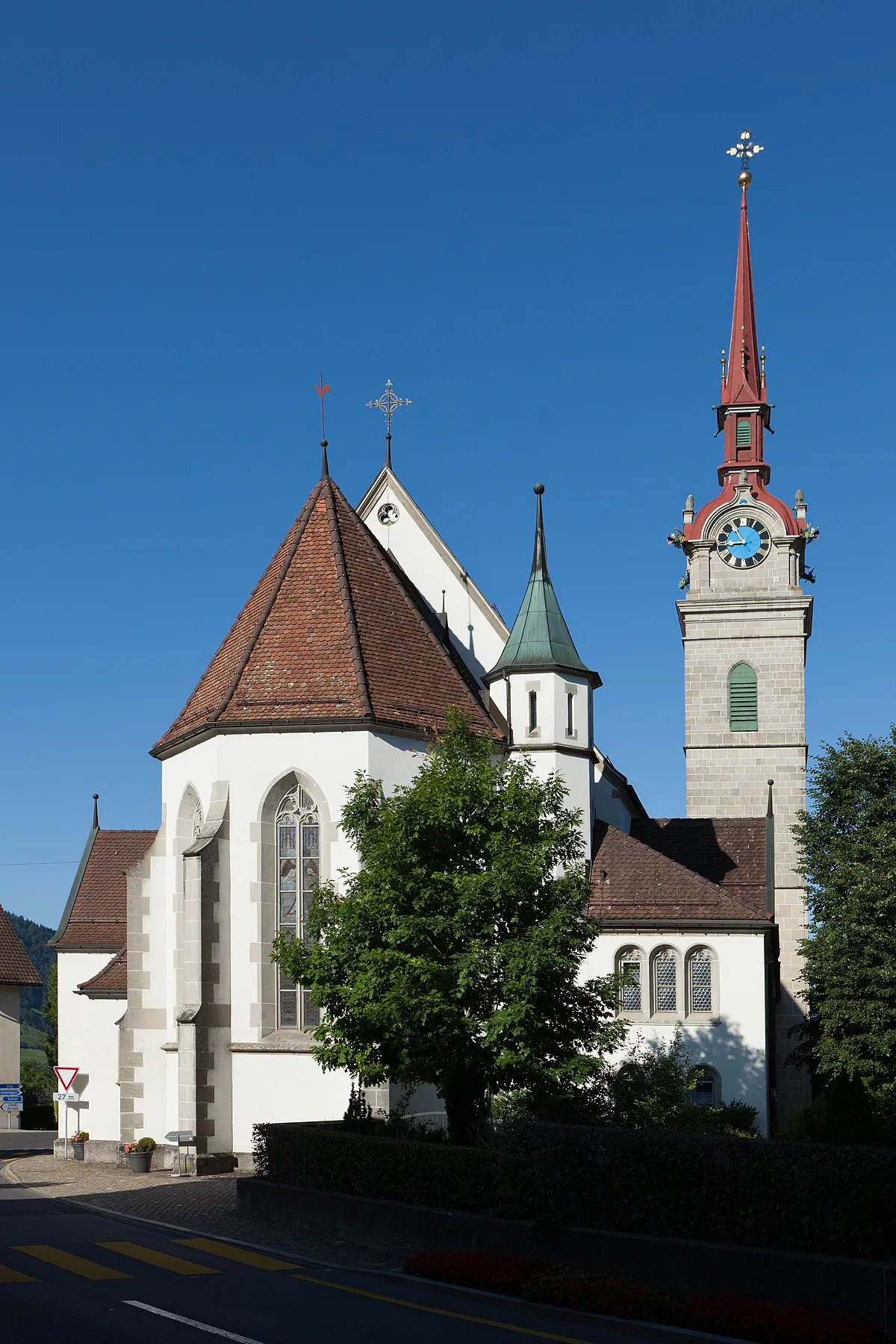Photo showing: Katholische Kirche St. Peter und Paul in Oberägeri (ZG)