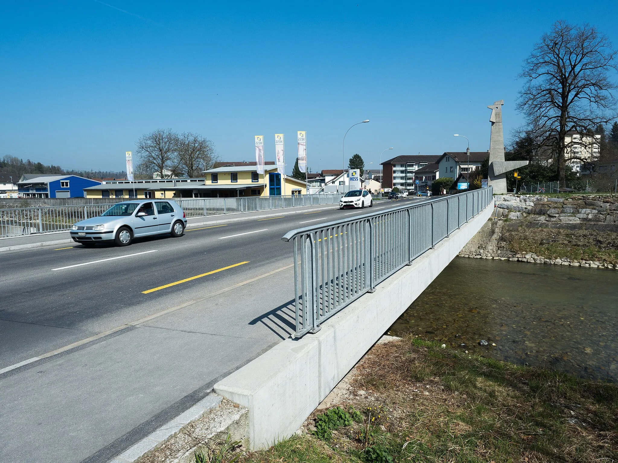 Photo showing: Thorenberg Road Bridge over the Kleine Emme River, Lucerne, Canton of Lucerne, Switzerland