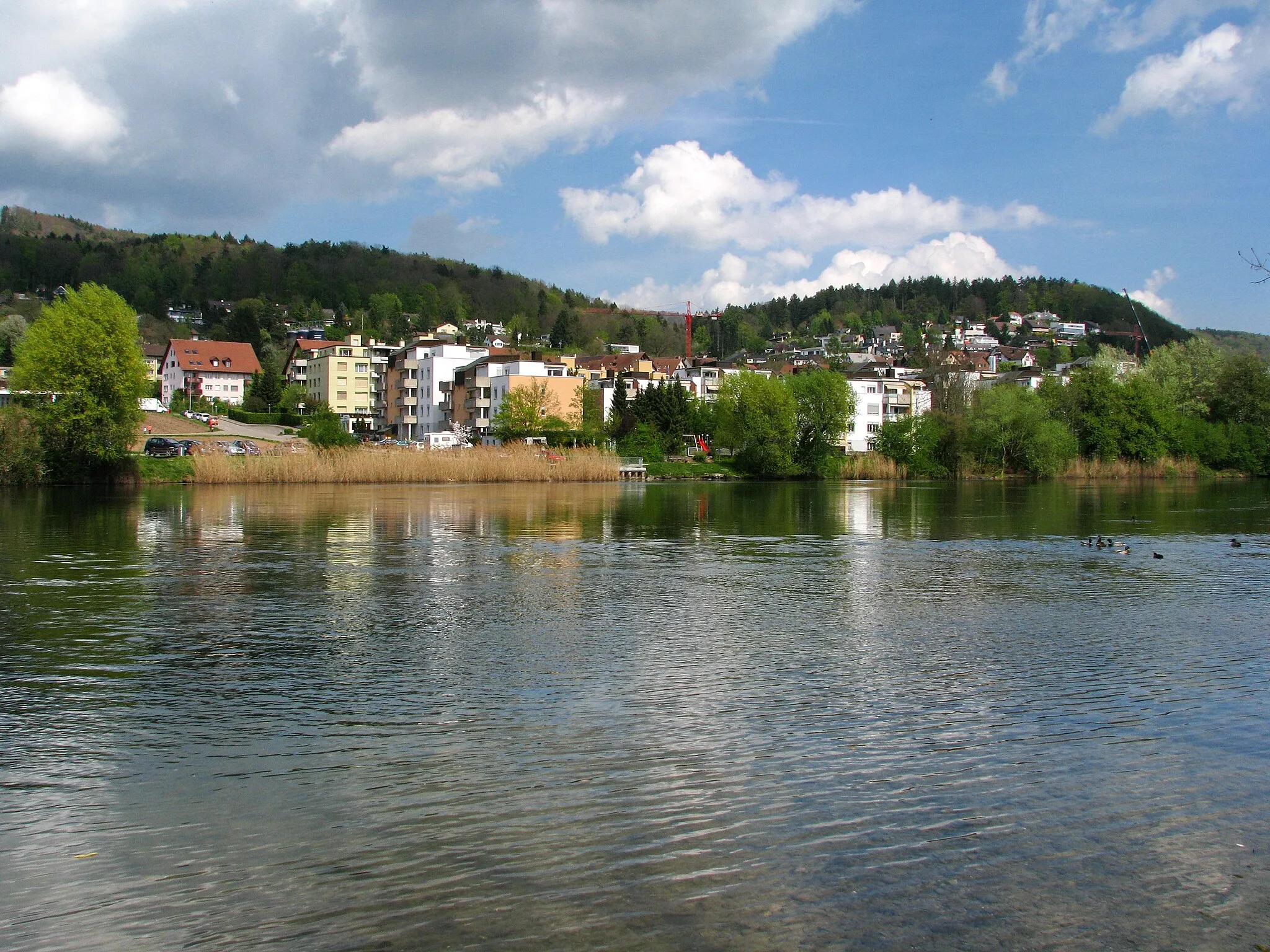 Photo showing: Limmat in Oetwil an der Limmat