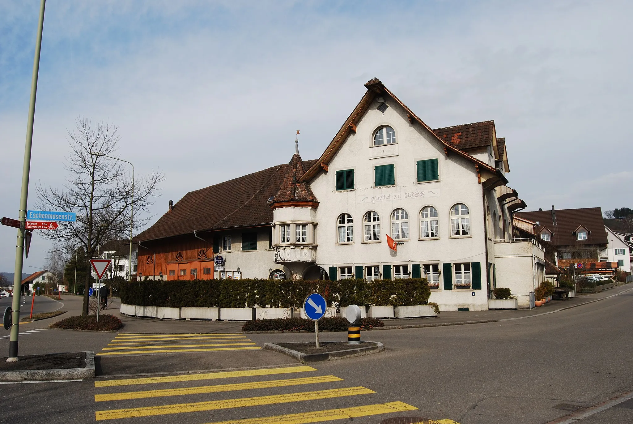 Photo showing: Restaurant Rose at Bachenbülach, canton of Zürich, Switzerland