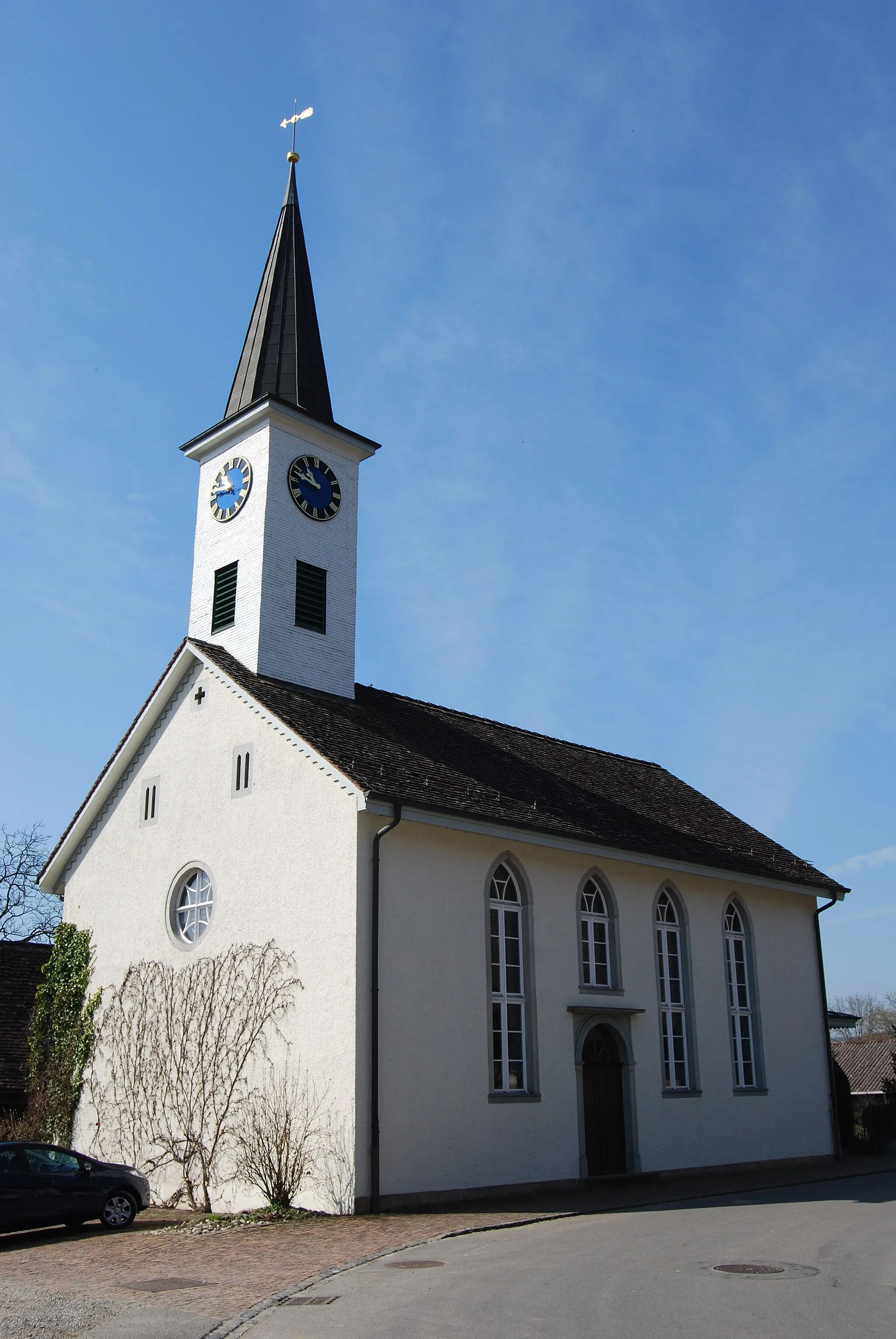 Photo showing: Church of Wasterkingen, canton of Zürich, Switzerland