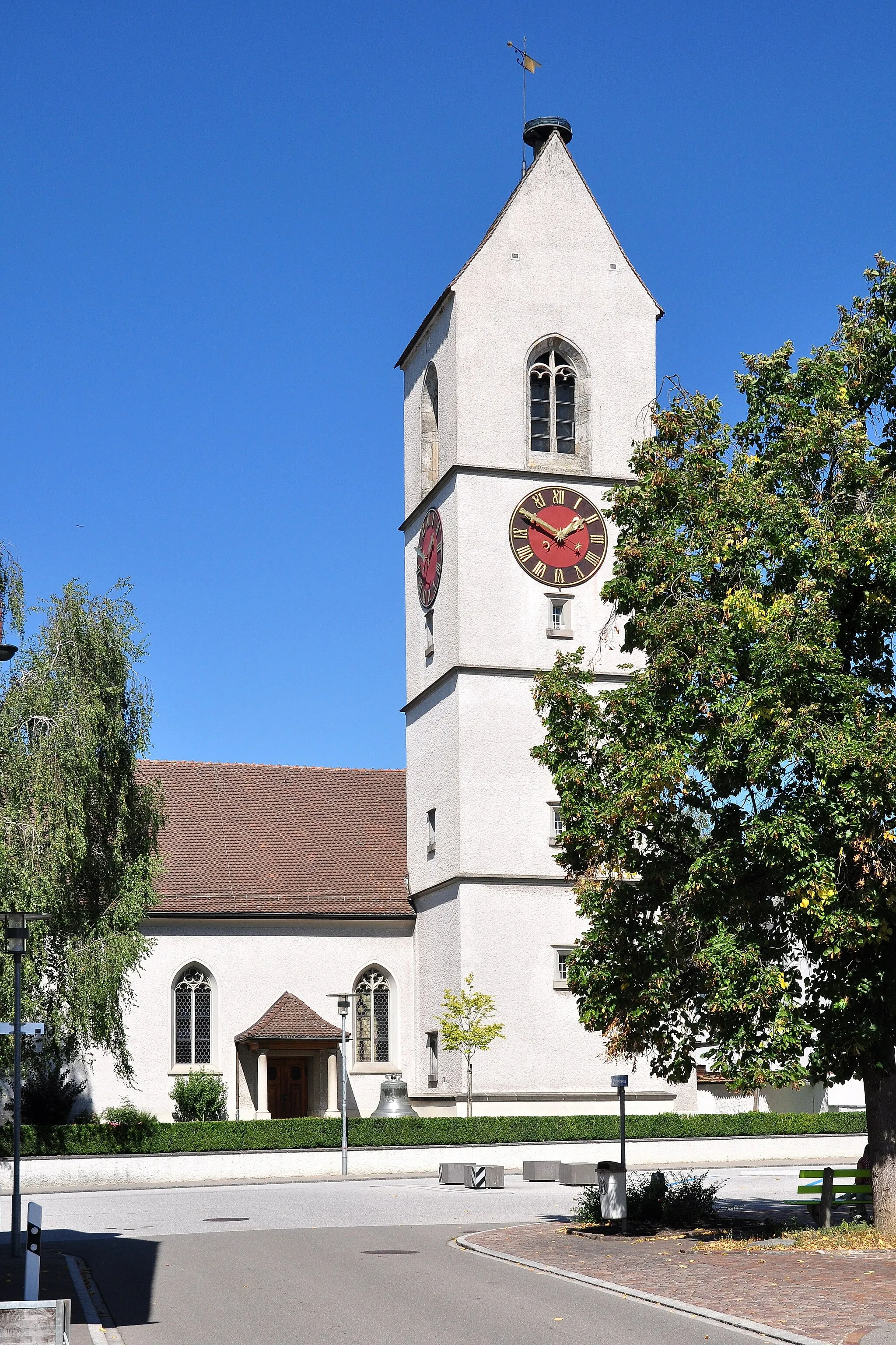 Photo showing: Reformierte Kirche, Dorfstrasse in Wiesendangen (Switzerland)