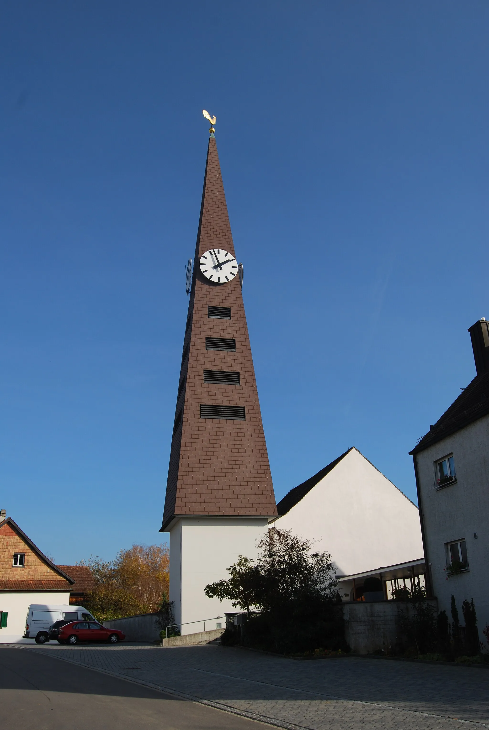 Photo showing: Church of Rickenbach, canton of Zürich, Switzerland
