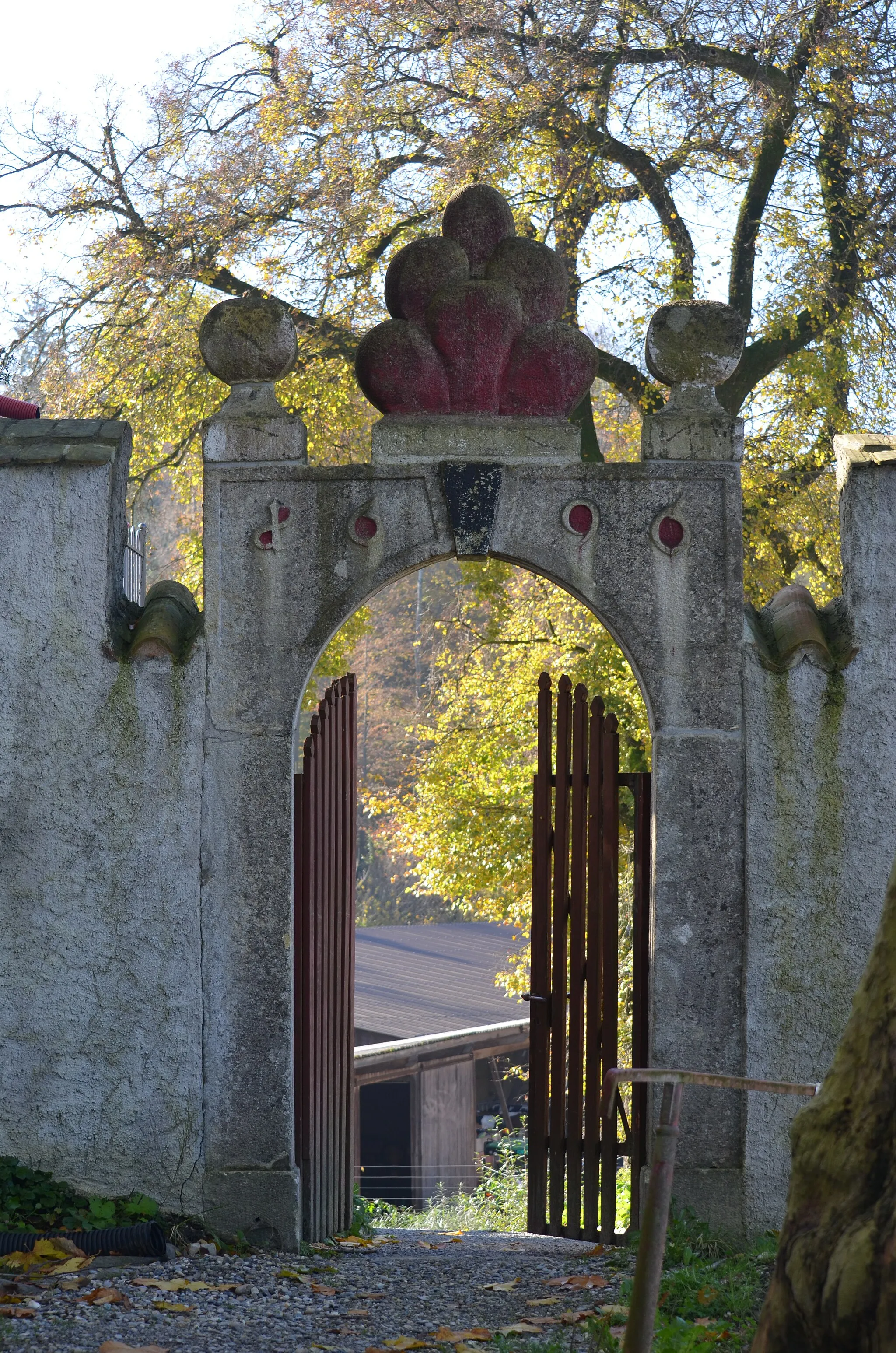 Photo showing: Schloss Wildenstein, Portal zum Garten