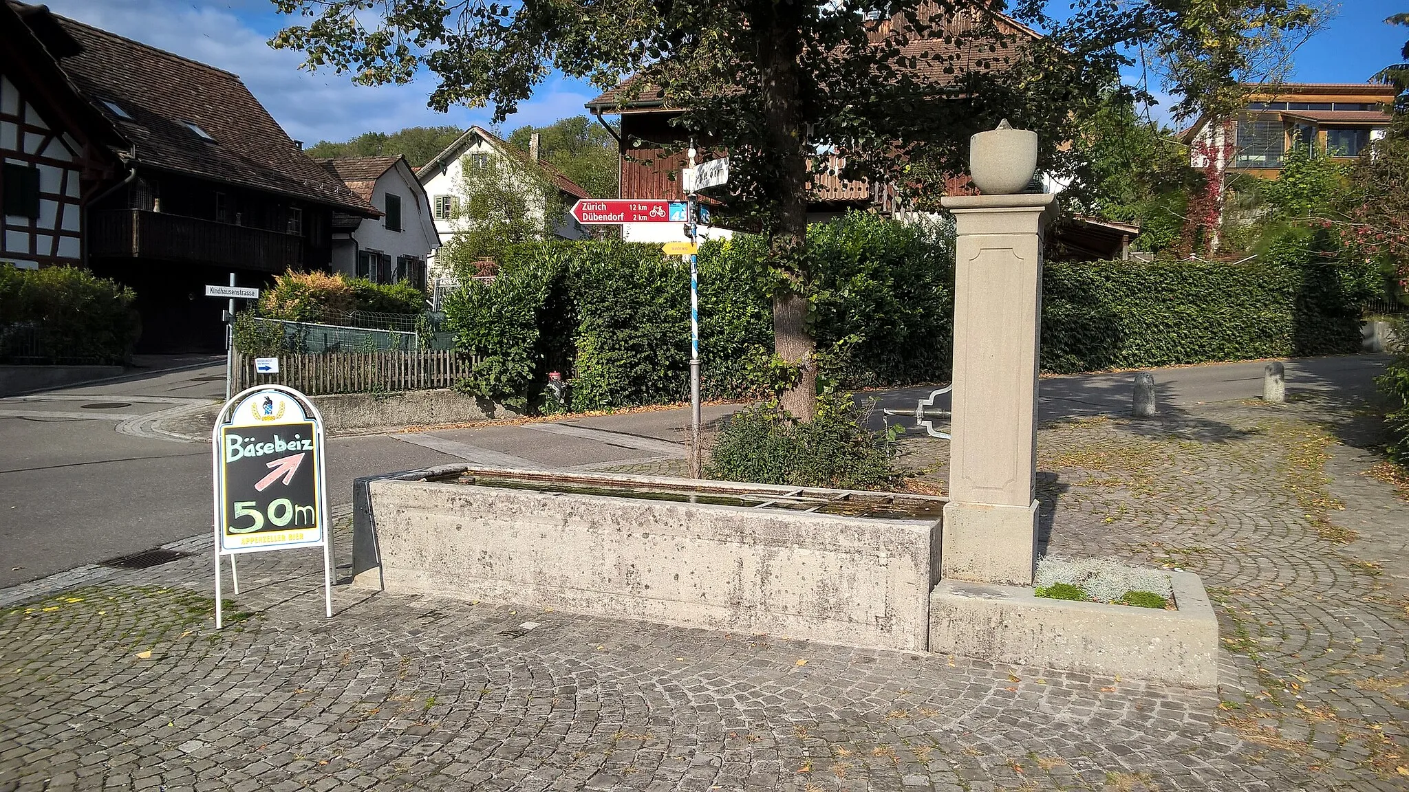 Photo showing: Dorfbrunnen von Wangen ZH