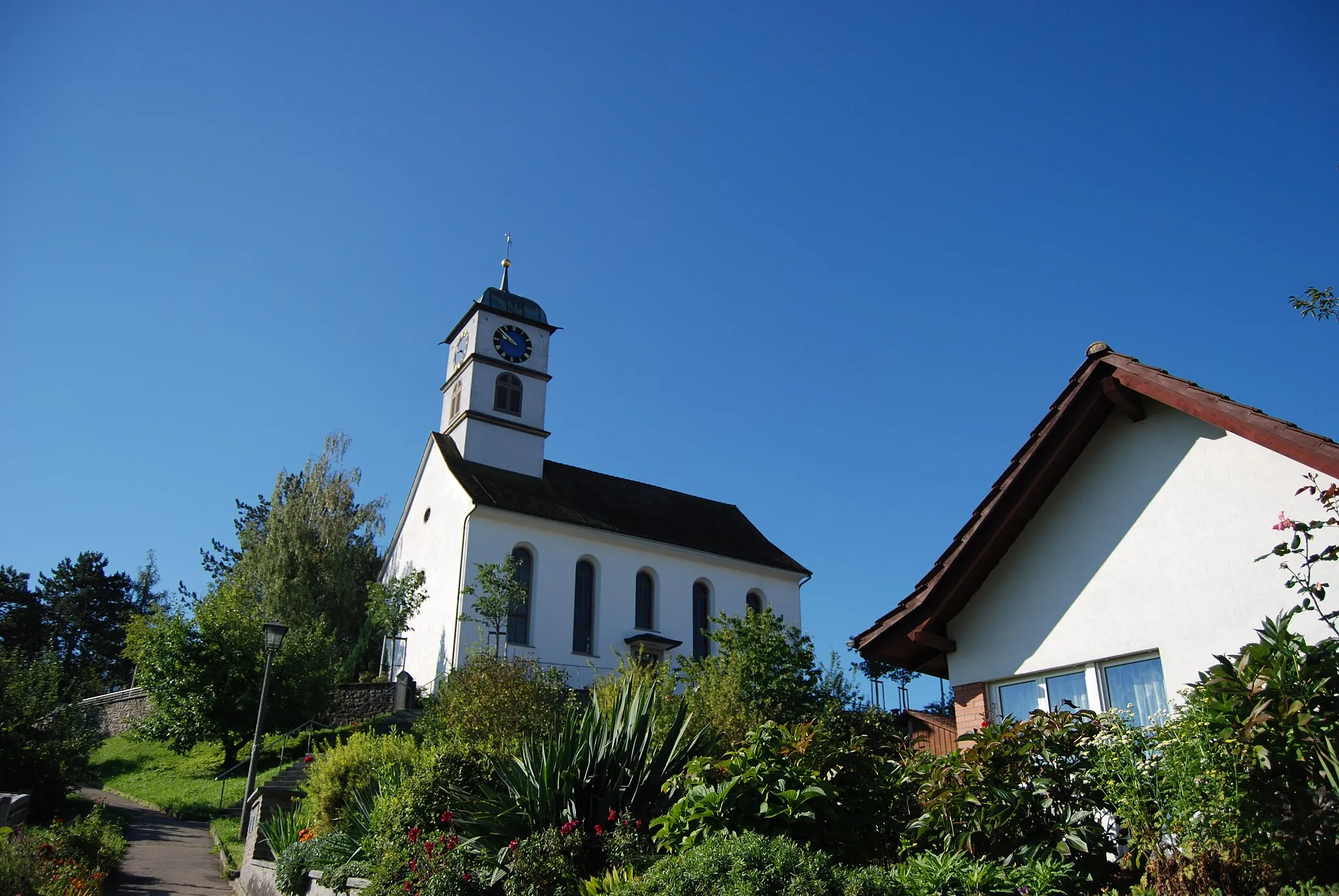 Photo showing: Church of Henggart, canton of Zürich, Switzerland