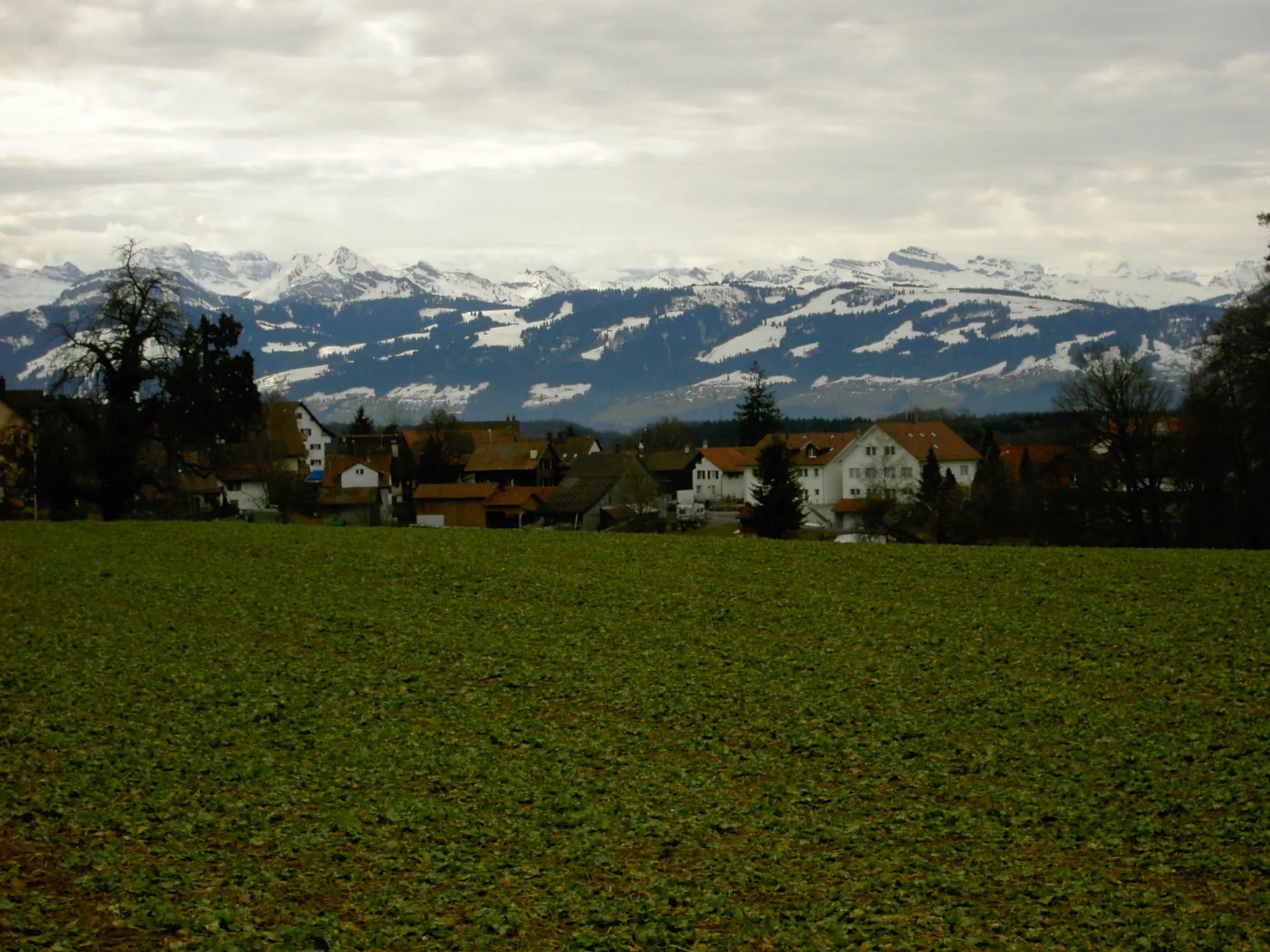 Photo showing: Dorfrand von Grüt, Kanton Zürich, Schweiz