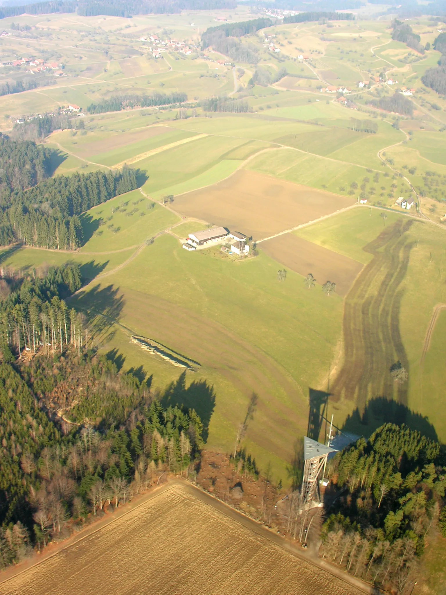 Photo showing: Aerial View of Wiler Turm