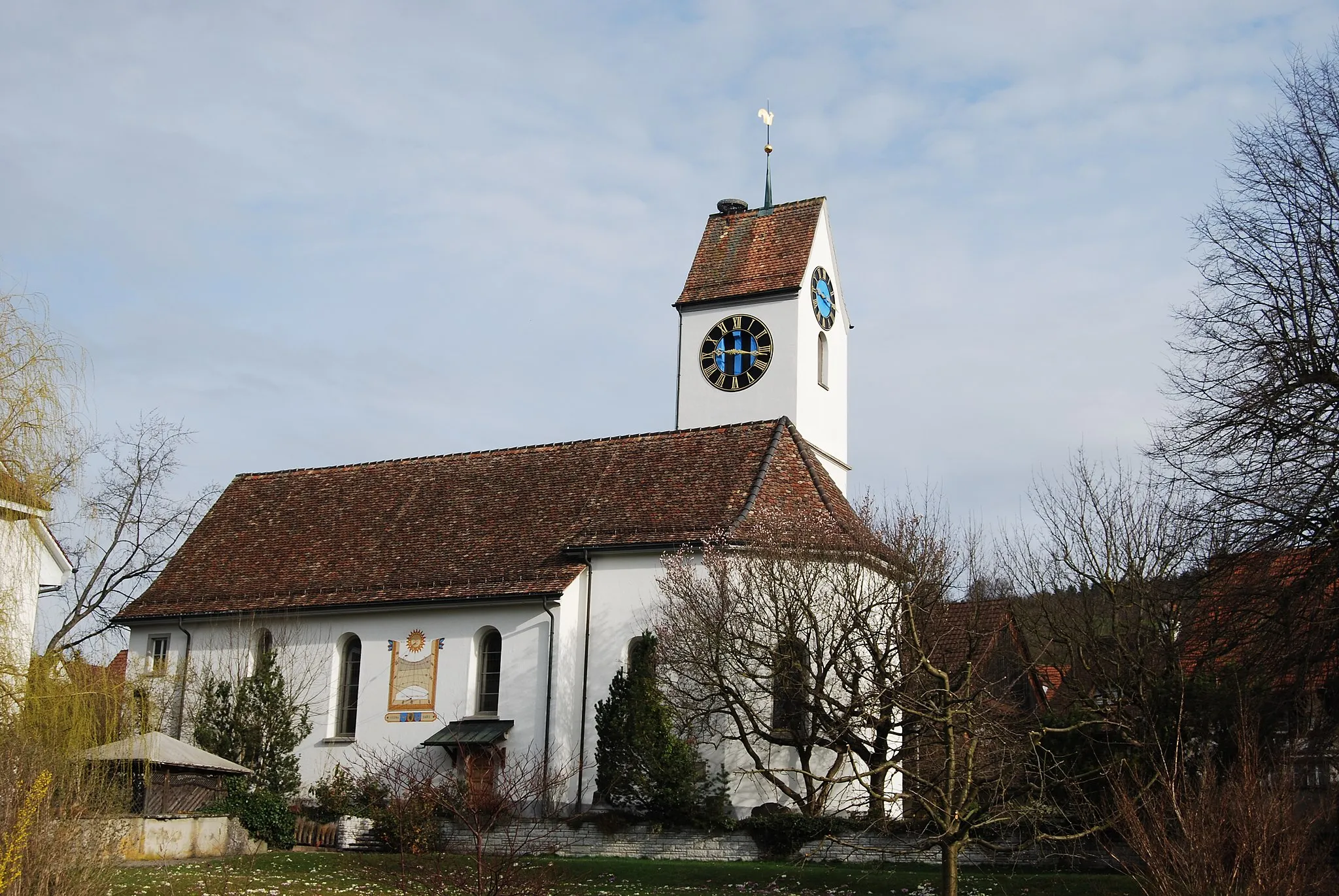 Photo showing: Church of Schöfflisdorf, canton of Zürich, Switzerland