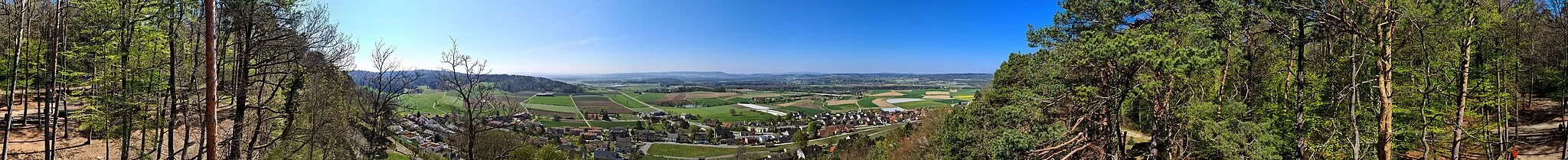 Photo showing: 360° Panorama vom Hörnliturm, Uhwiesen