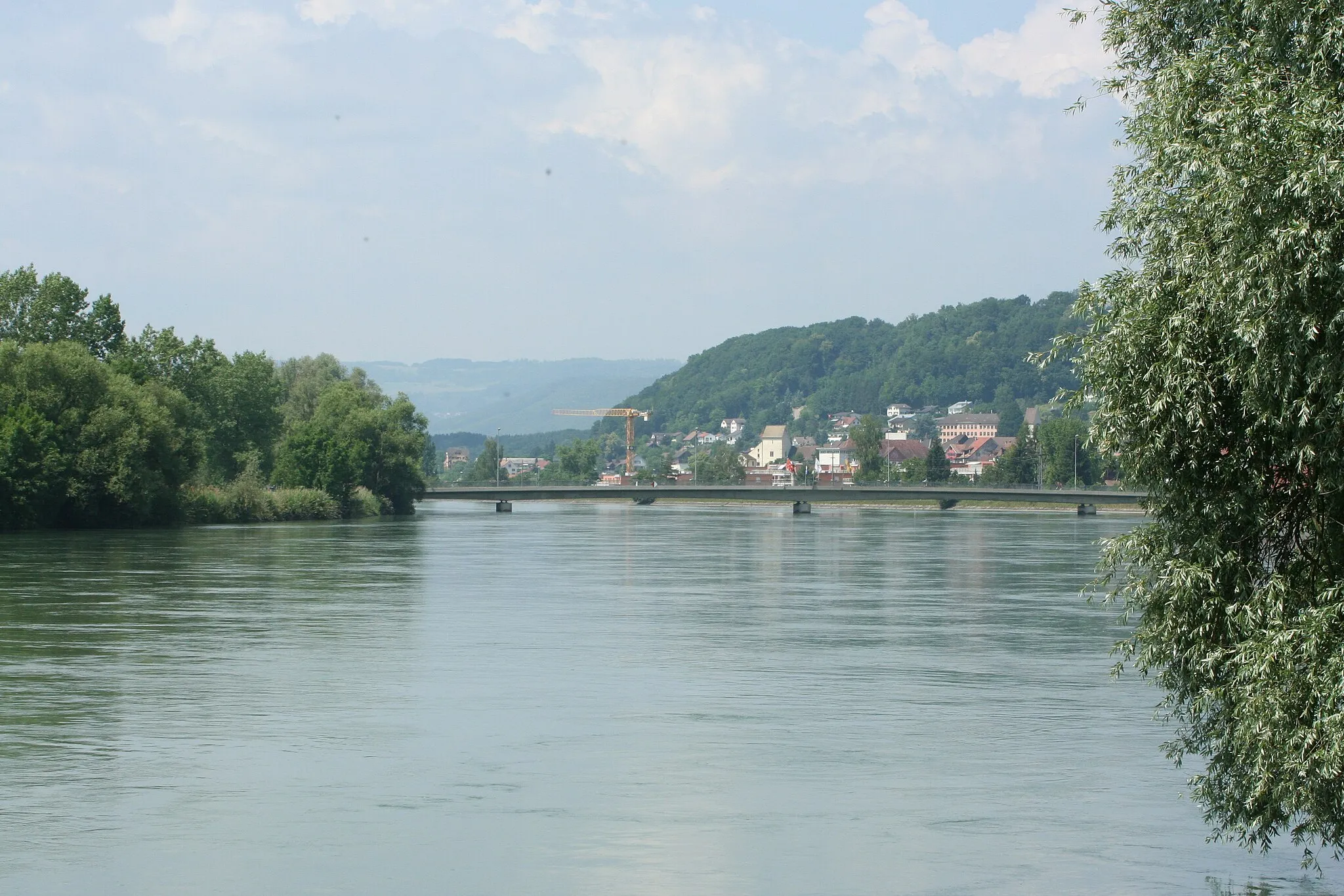 Photo showing: Aare Brücke Döttingen - Kleindöttingen