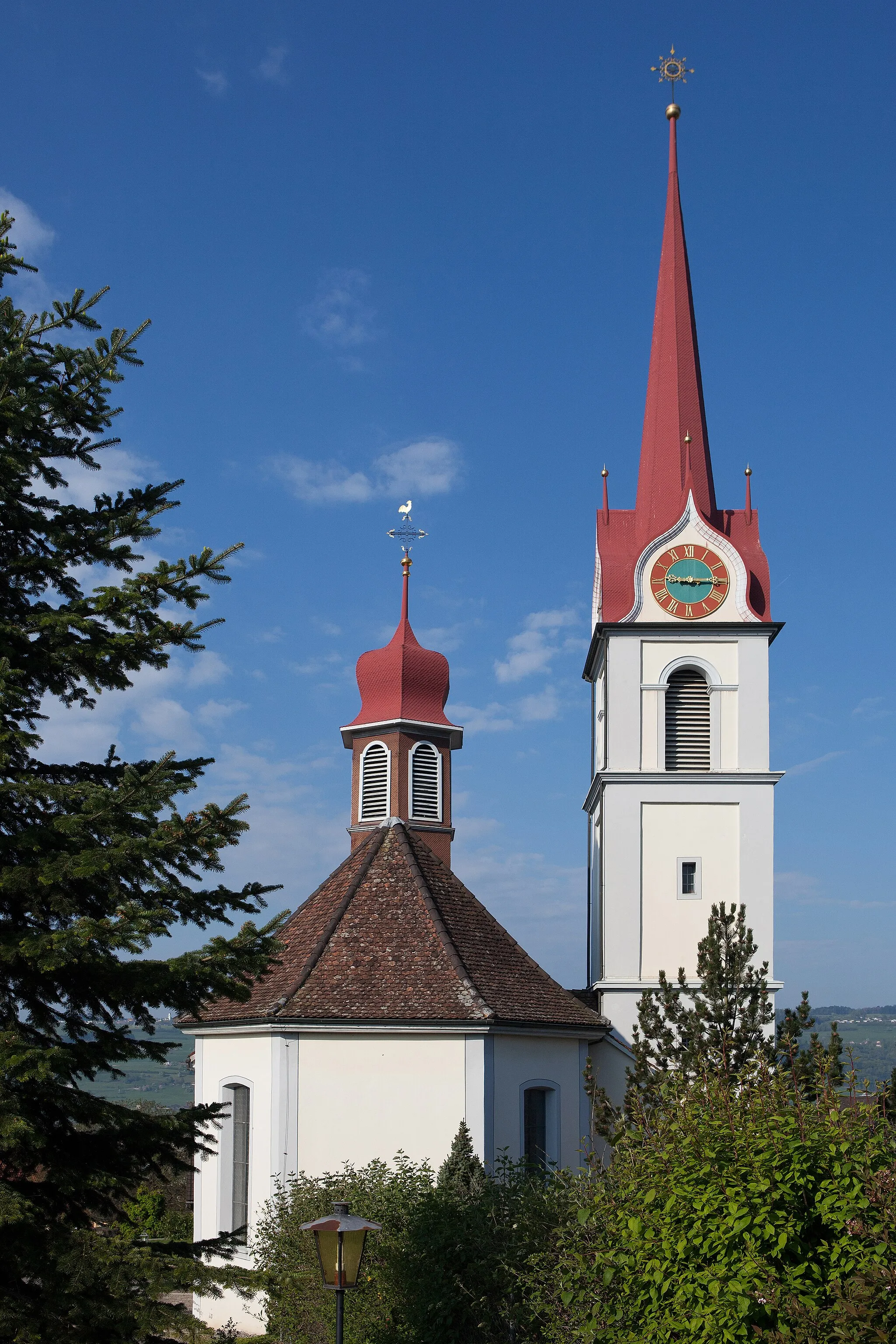 Photo showing: Pfarrkirche in Kleinwangen (Hohenrain)