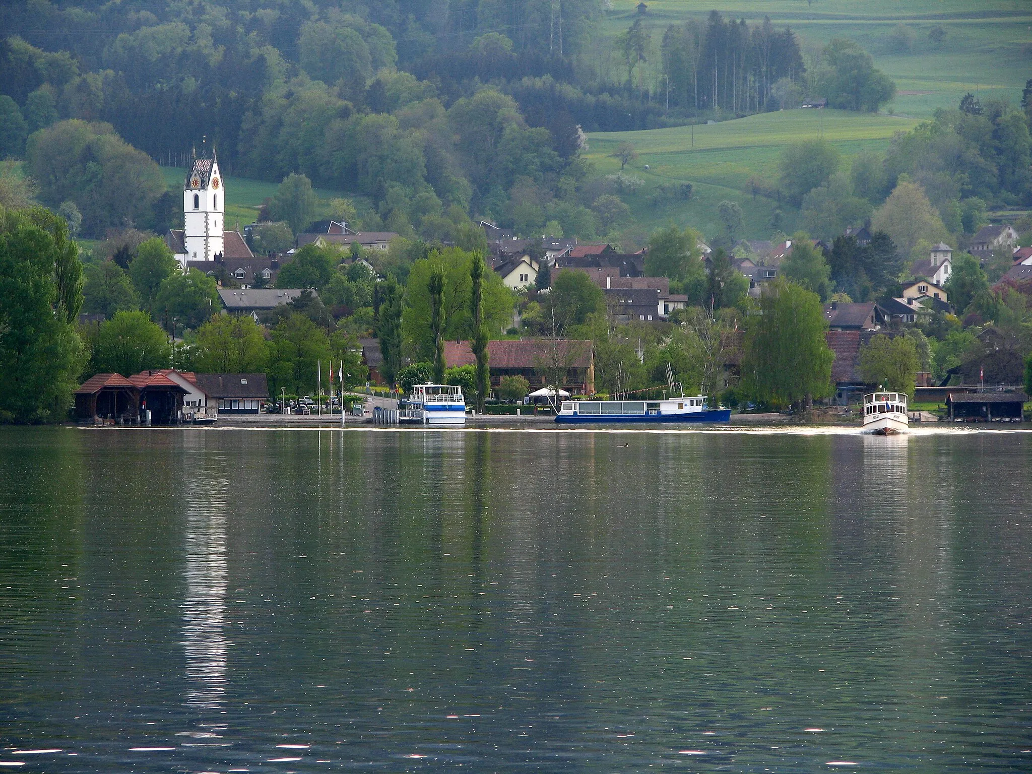 Photo showing: Greifensee, Maur in the background