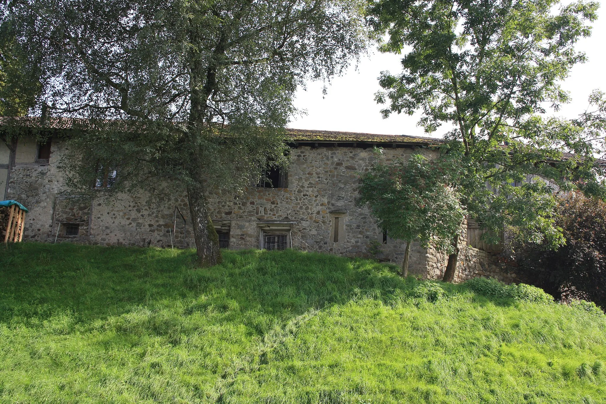 Photo showing: Backside of the "Amtshaus" at Meienberg, Sins, Aargau, Switzerland