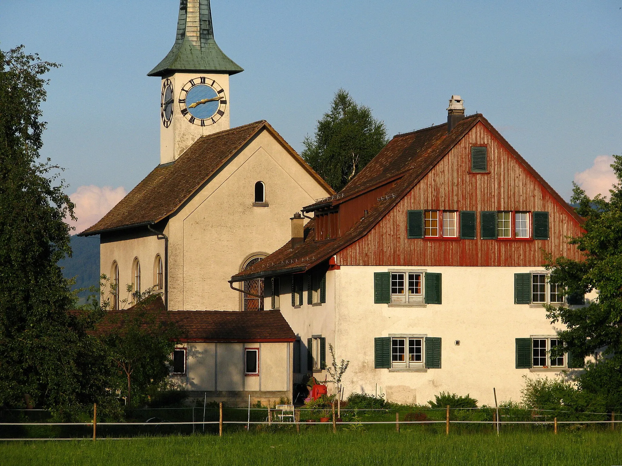 Photo showing: Reformed church in Seegräben (Switzerland)