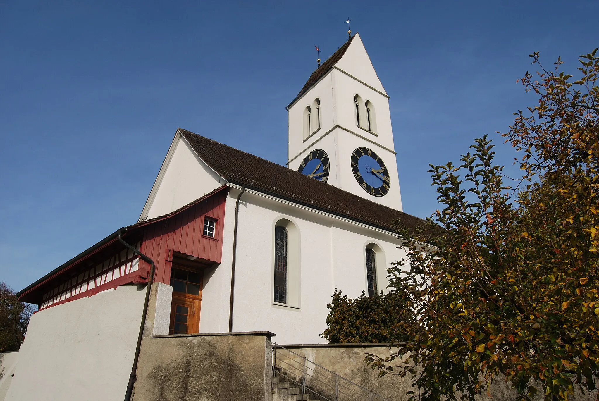 Photo showing: Church of Dinhard, canton of Zürich, Switzerland