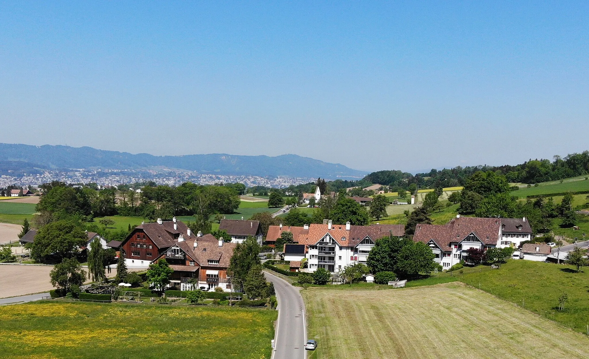 Photo showing: de:Herrliberg-Wetzwil, Blick nach Nordwesten