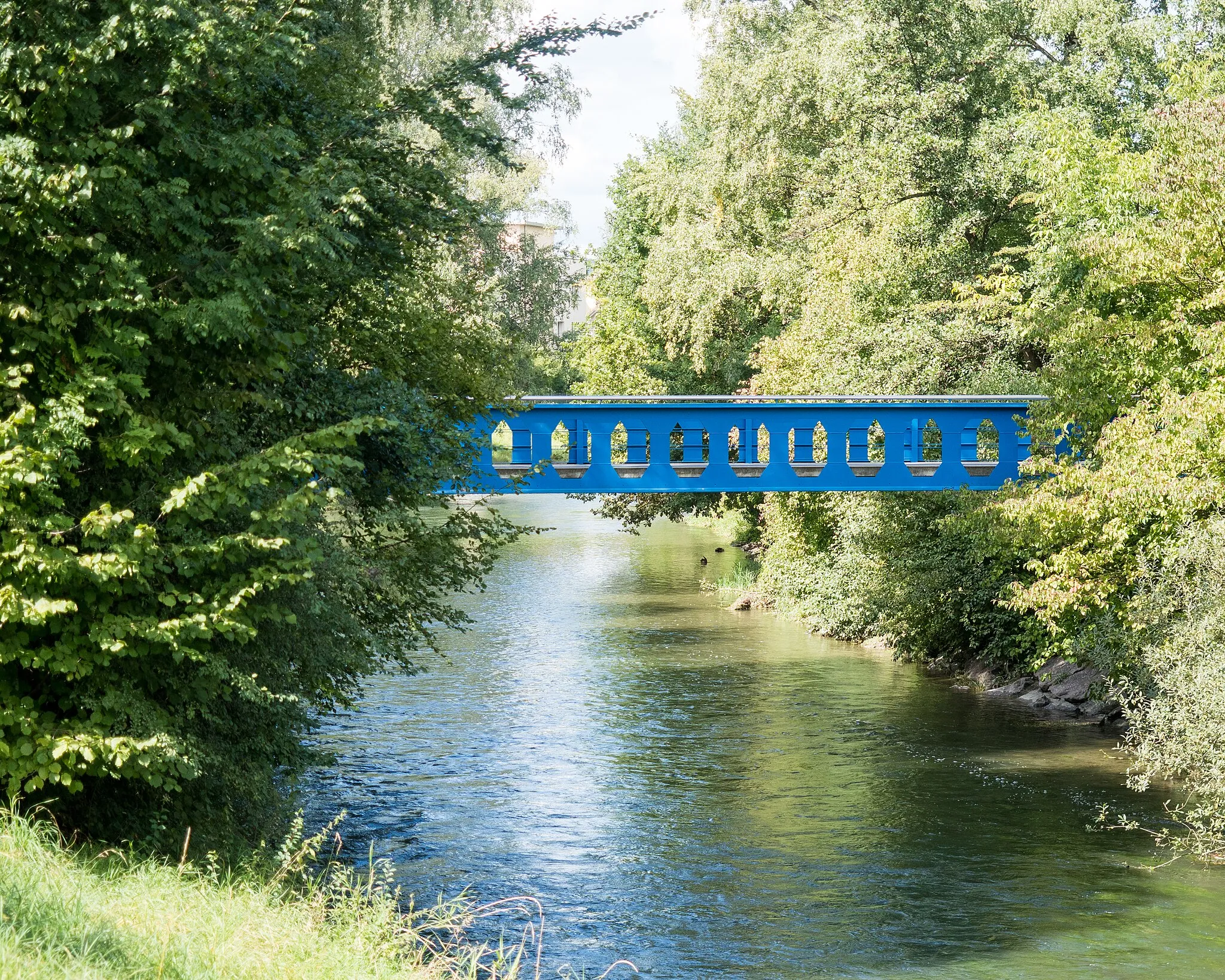 Photo showing: Eichi Bridge over the Glatt River, Niederglatt, Canton of Zurich, Switzerland