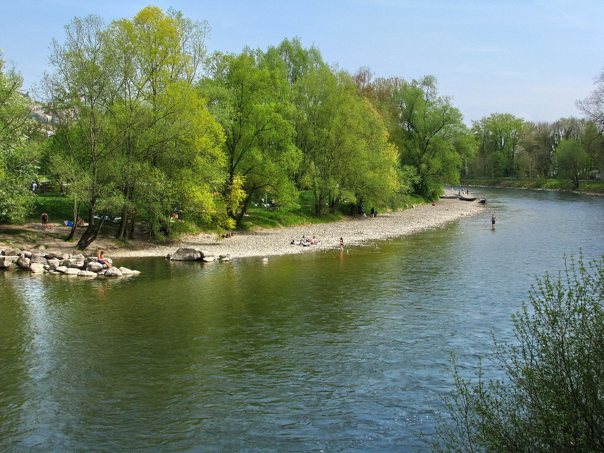 Photo showing: Werdinsel in Zürich-Höngg