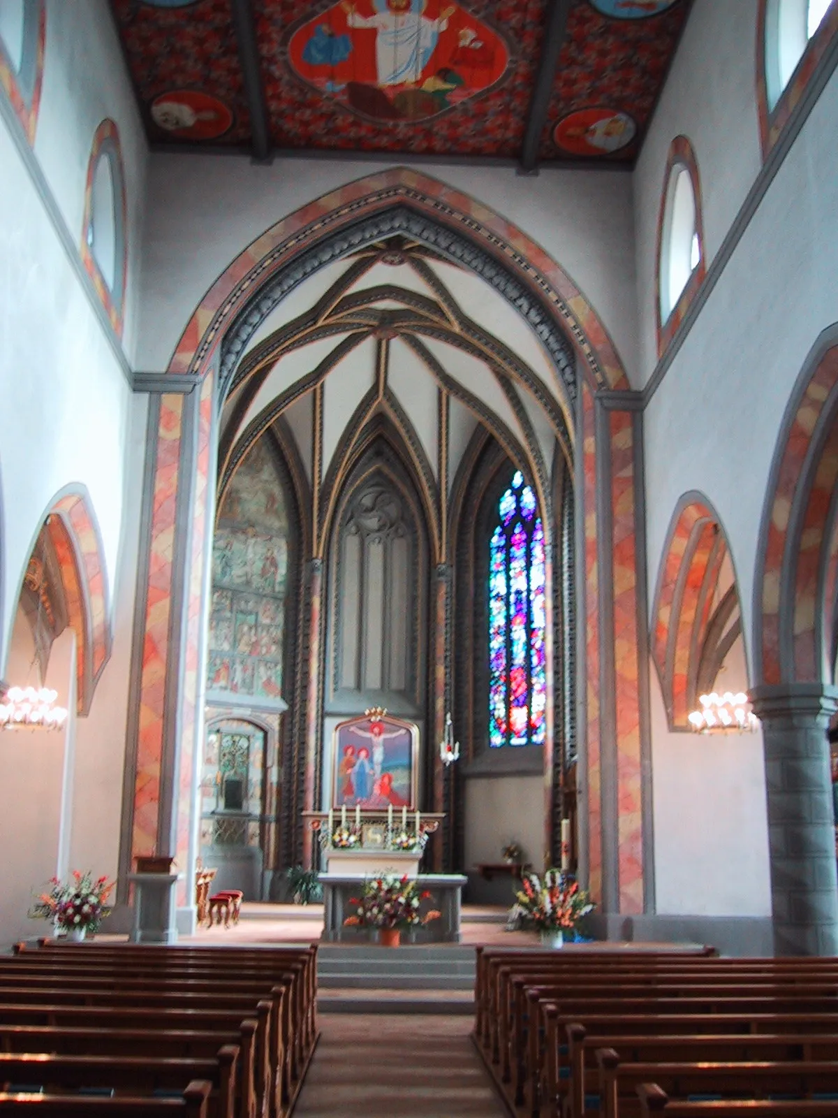 Photo showing: Innenansicht der Stadtkirche in Wil, Kanton St. Gallen