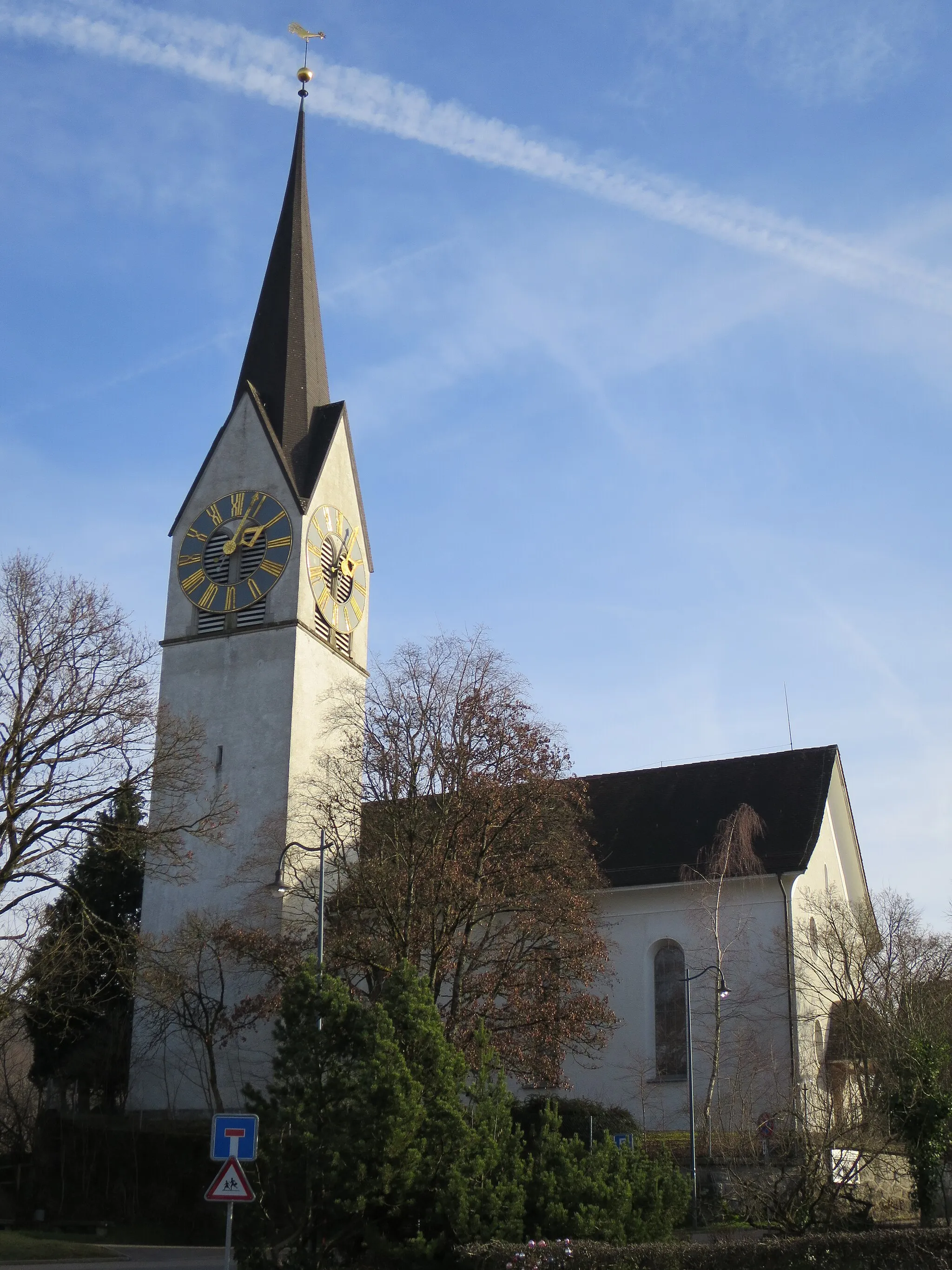 Photo showing: Reformierte Kirche Hausen am Albis von aussen