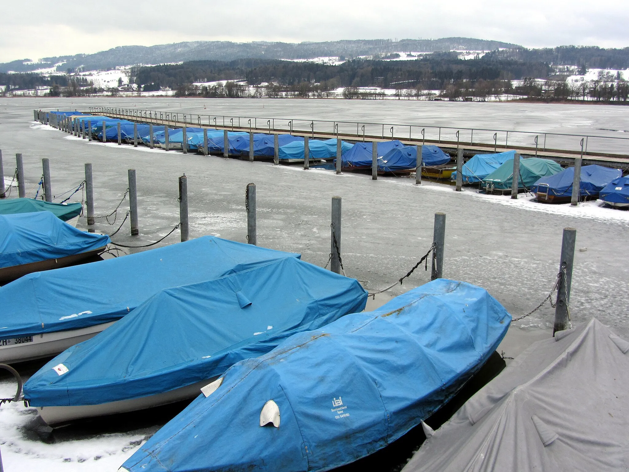 Photo showing: Niederuster, Greifensee Seegfrörni (Switzerland)