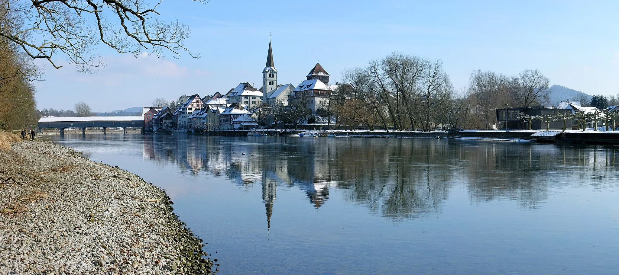 Photo showing: Germany, Baden-Württemberg,

view of Diessenhofen, Switzerland