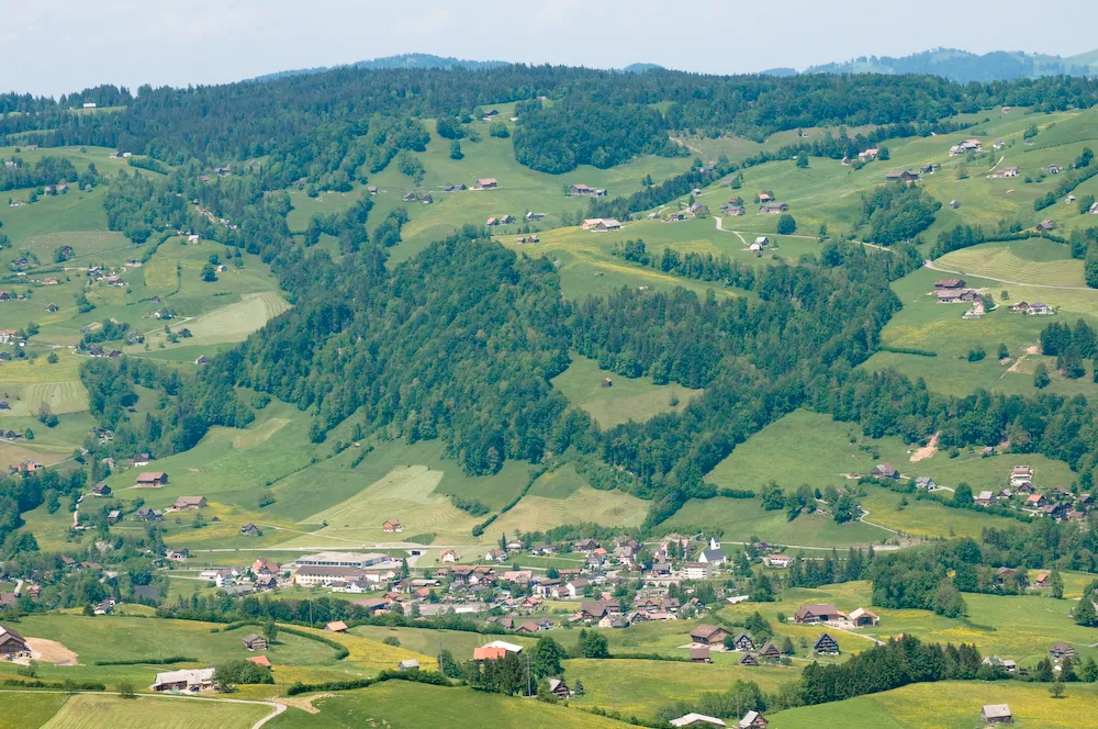 Photo showing: Panorama of Nesslau-Krummenau