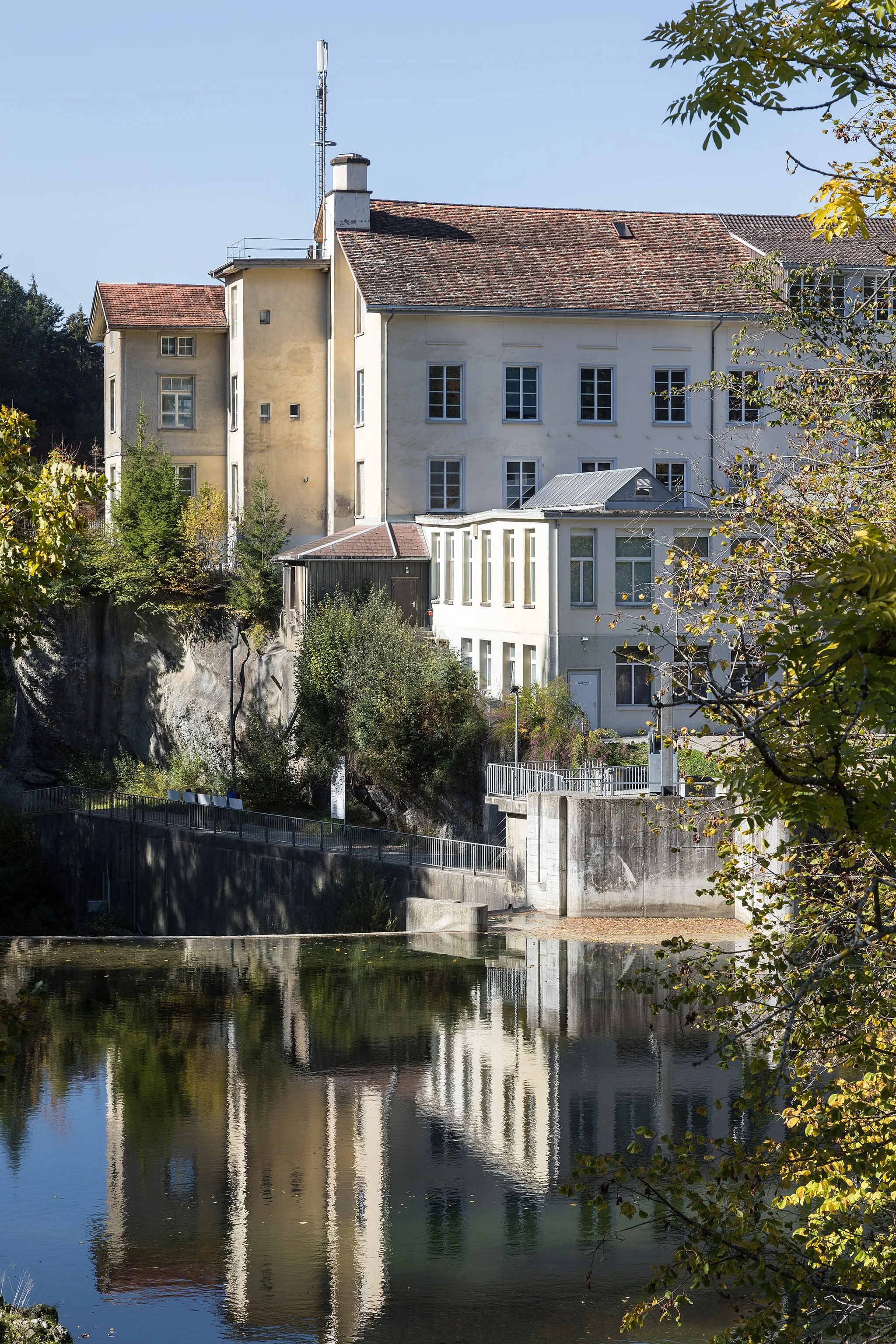 Photo showing: Thur-Wasserkraftwerk Trempel in Krummenau SG