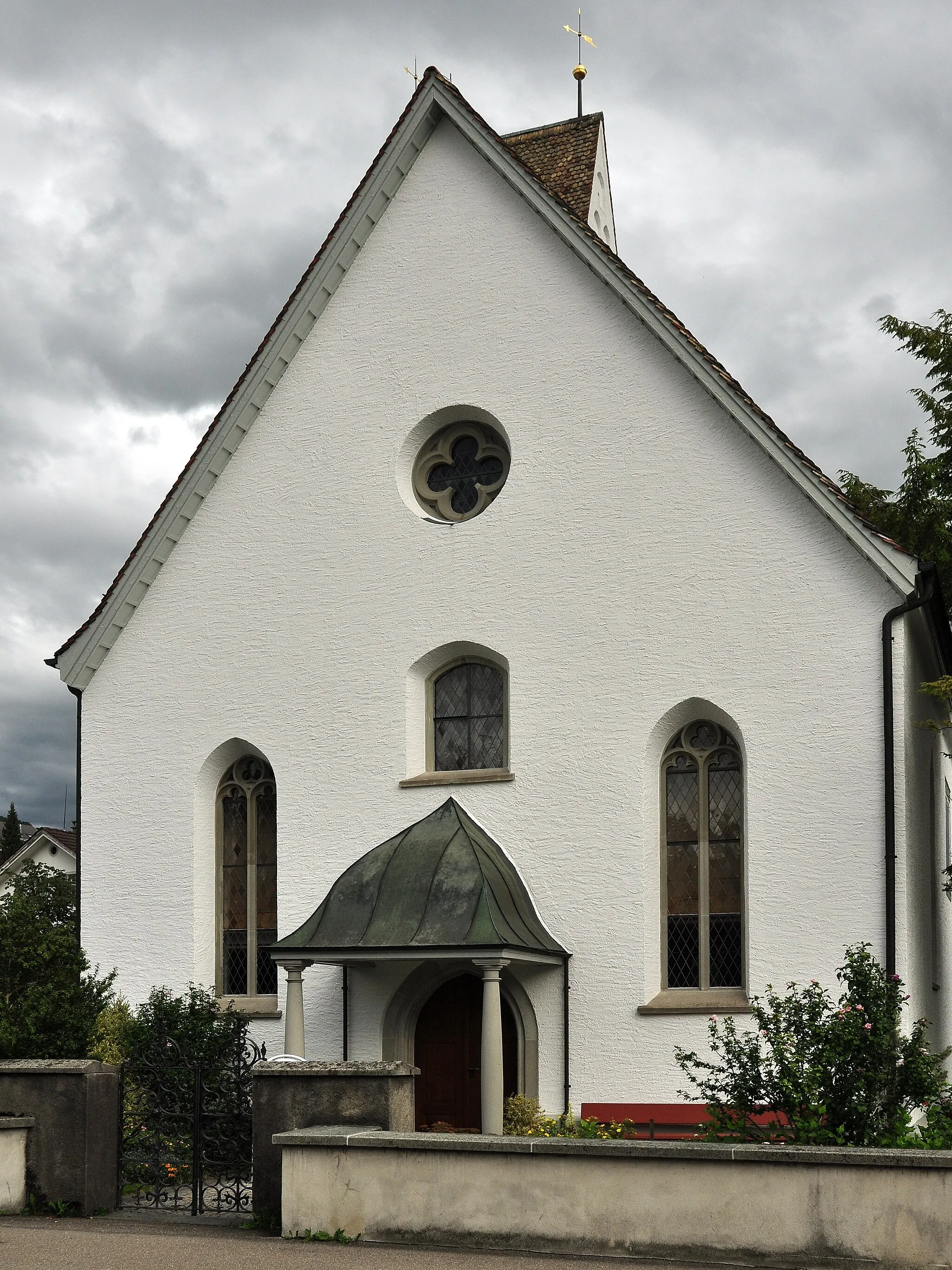 Photo showing: Reformierte Kirche, Oberdürntnerstrasse in Dürntern (Switzerland)