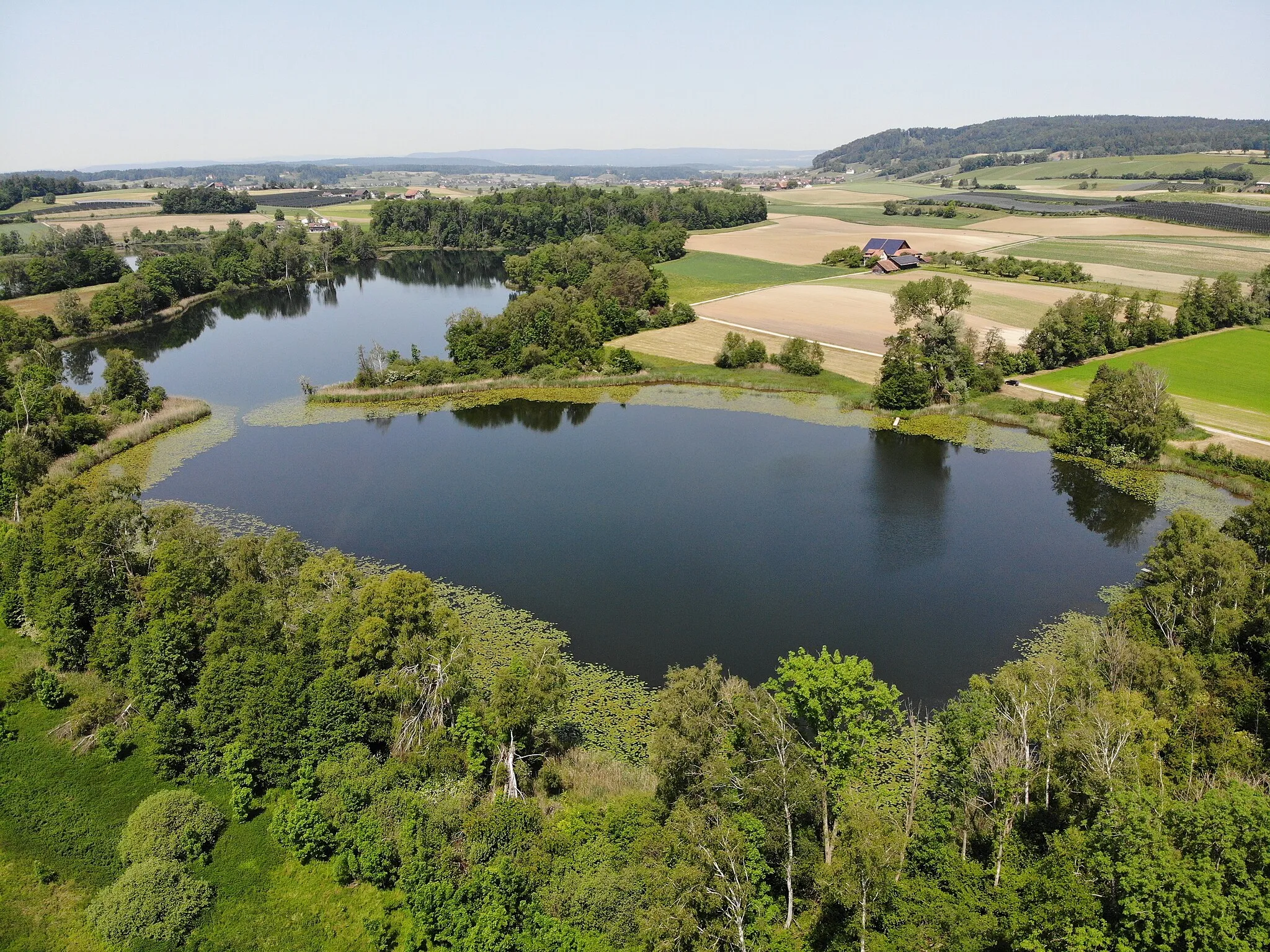 Photo showing: de:Nussbaumersee Ansicht von Südosten