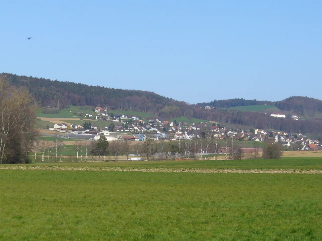 Photo showing: The village of Huettwilen, Canton Thurgau, Switzerland. Picture from Peter Berger. April 6, 2007.