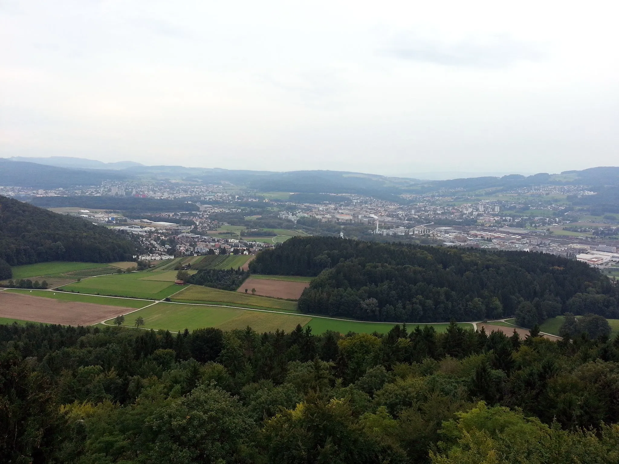 Photo showing: Aussichtsturm Altberg, Sicht Richtung Südosten