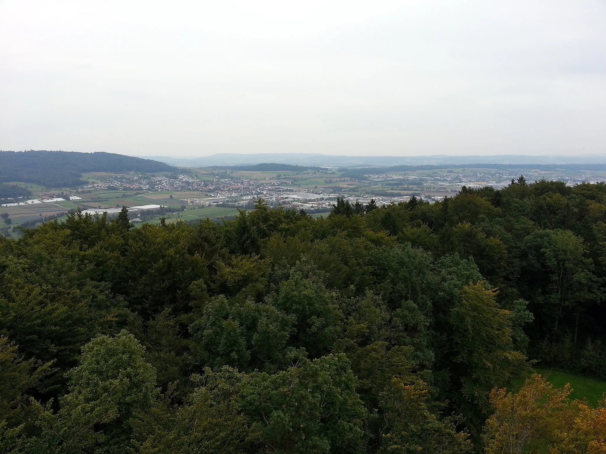 Photo showing: Aussichtsturm Altberg, Sicht Richtung Nordosten