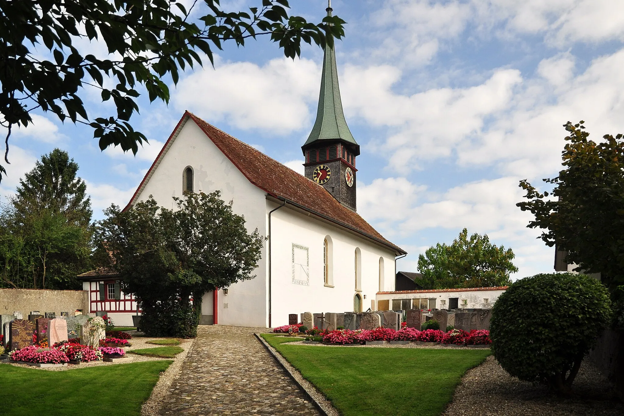 Photo showing: Kirche Weiach, Büelstrasse 15 in Weiach (Switzerland)