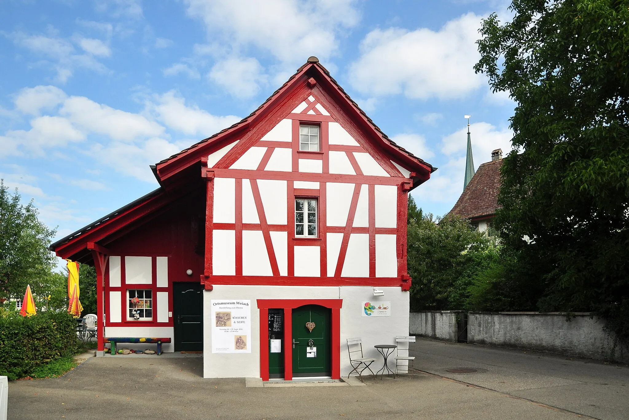Photo showing: Speicher des Baumgartner-Jucker-Hauses, Büelstrasse 18 in Weiach (Switzerland)