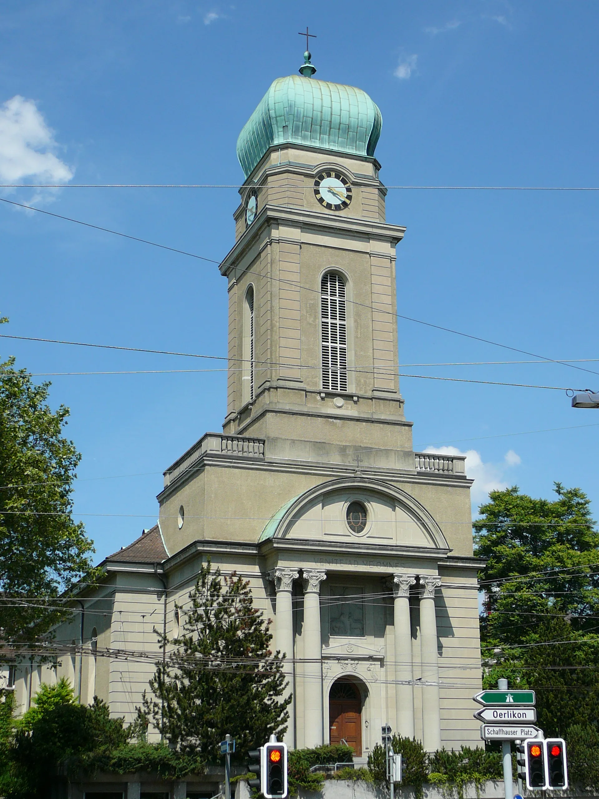 Photo showing: römisch-katholische Kirche Guthirt Zürich-Wipkingen, Aussenfassade