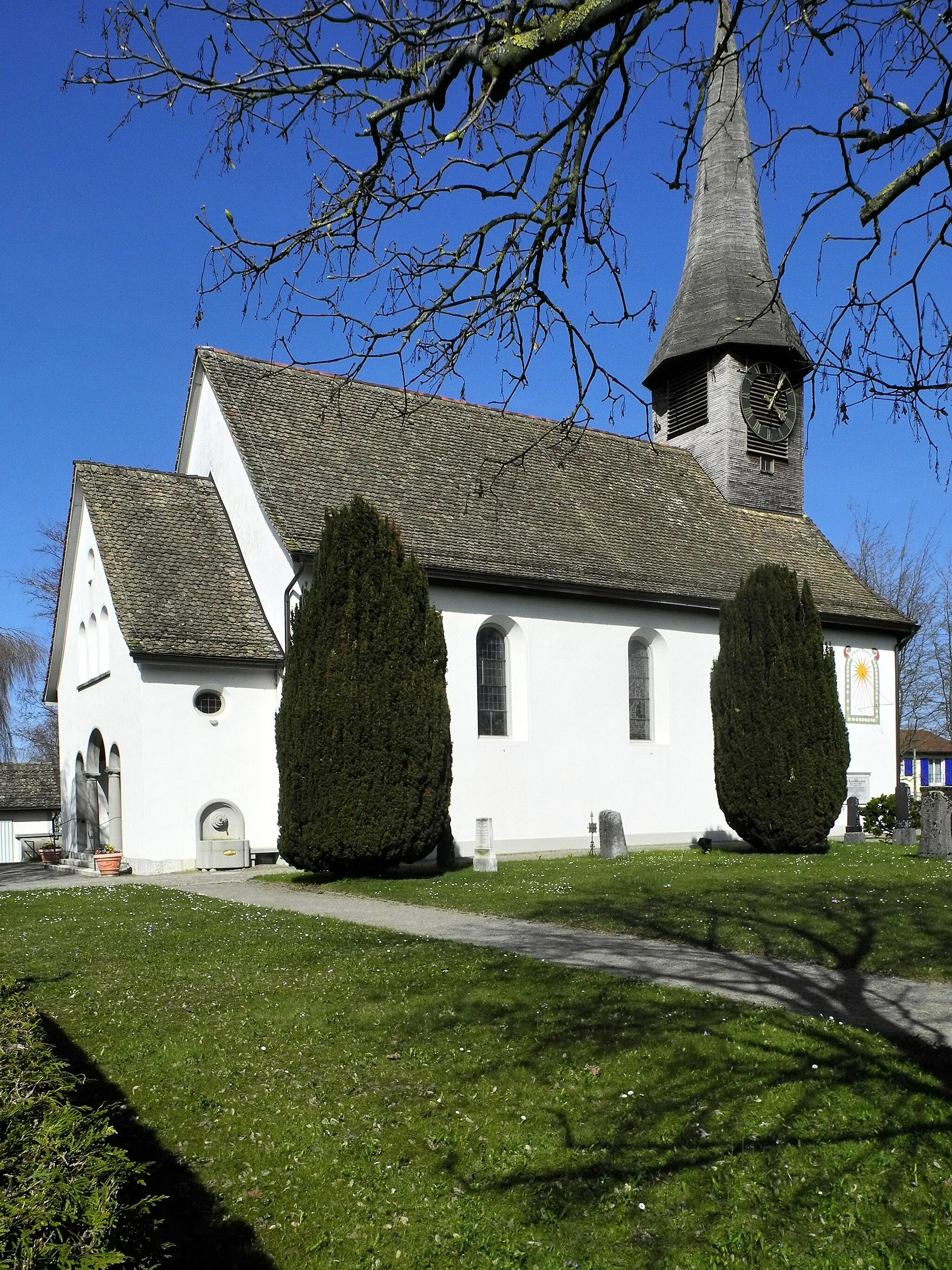 Photo showing: Reformierte Kirche in Zürich-Unteraffoltern (Switzerland)