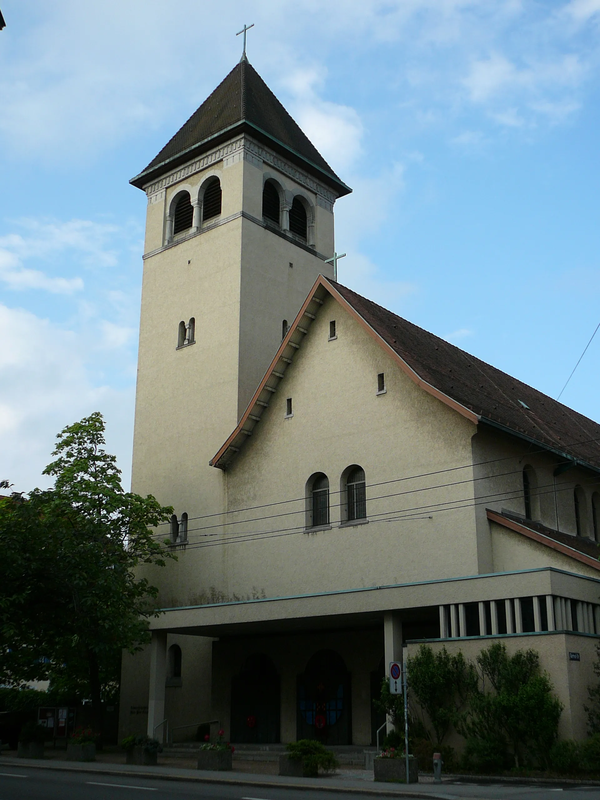 Photo showing: Römisch-katholische Kirche Herz Jesu Zürich-Wiedikon