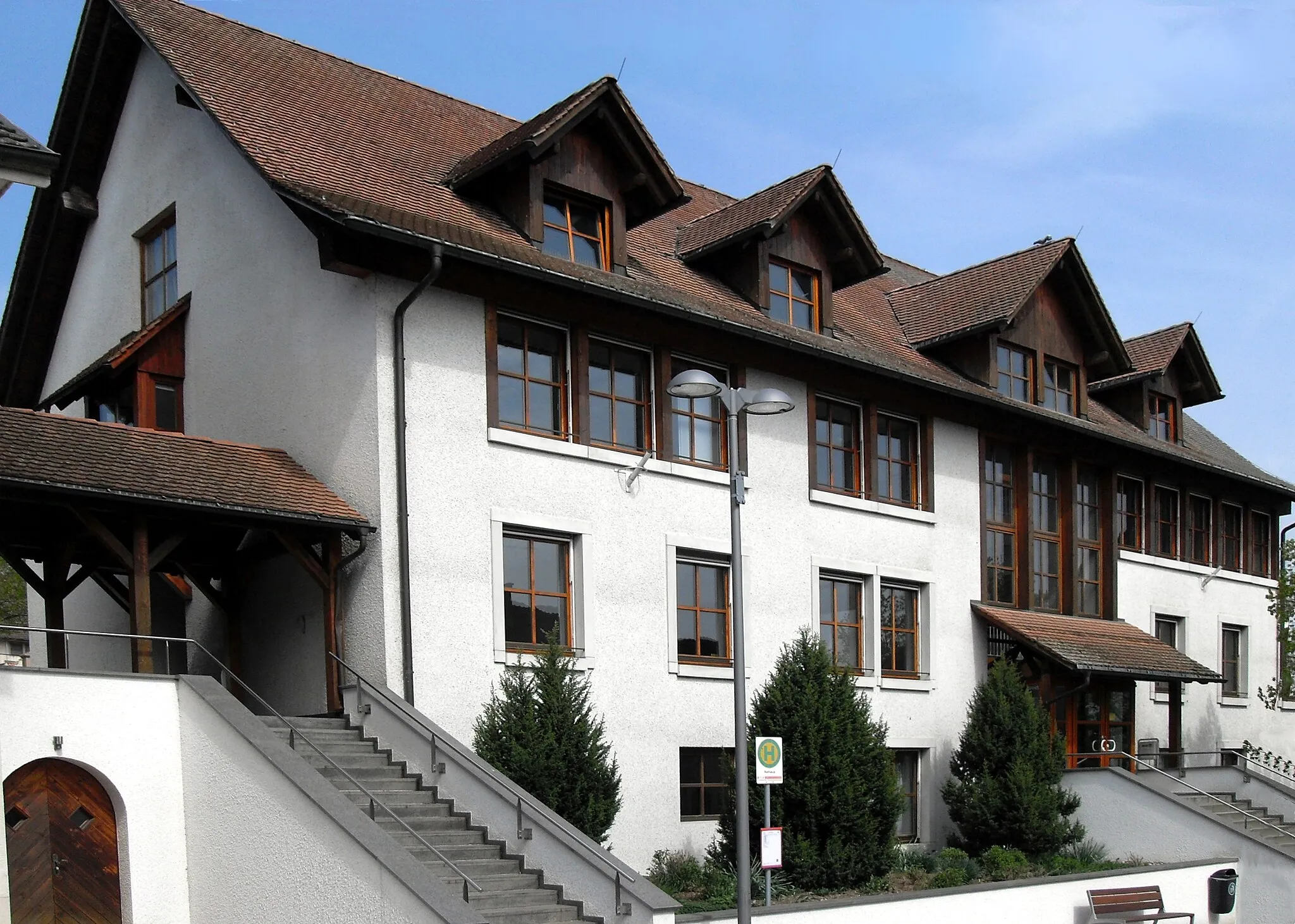 Photo showing: Rathaus der Gemeinde Lottstetten