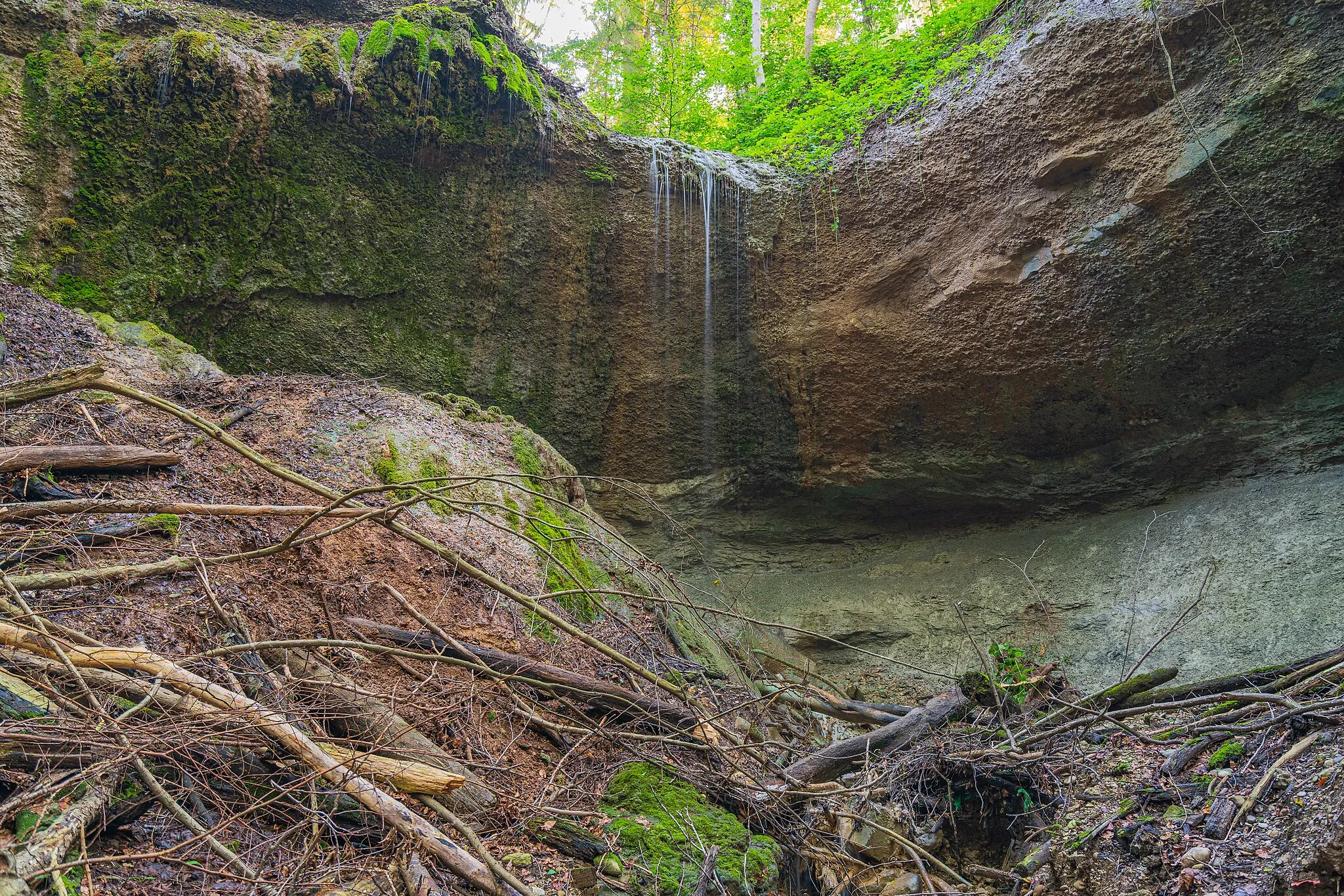 Photo showing: Eichwistobelbach-Wasserfall