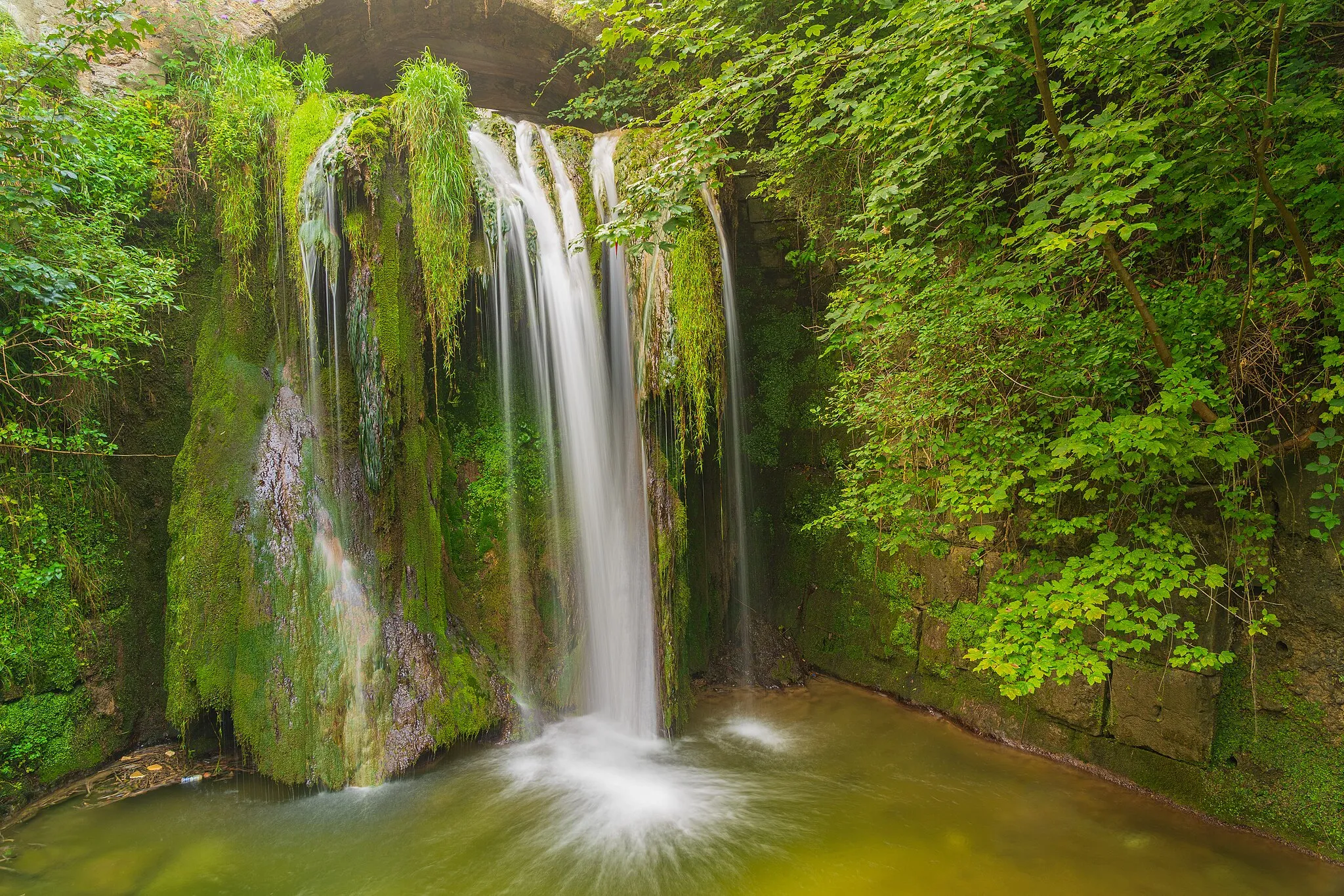 Photo showing: Mülibach-Wasserfall in Pfungen