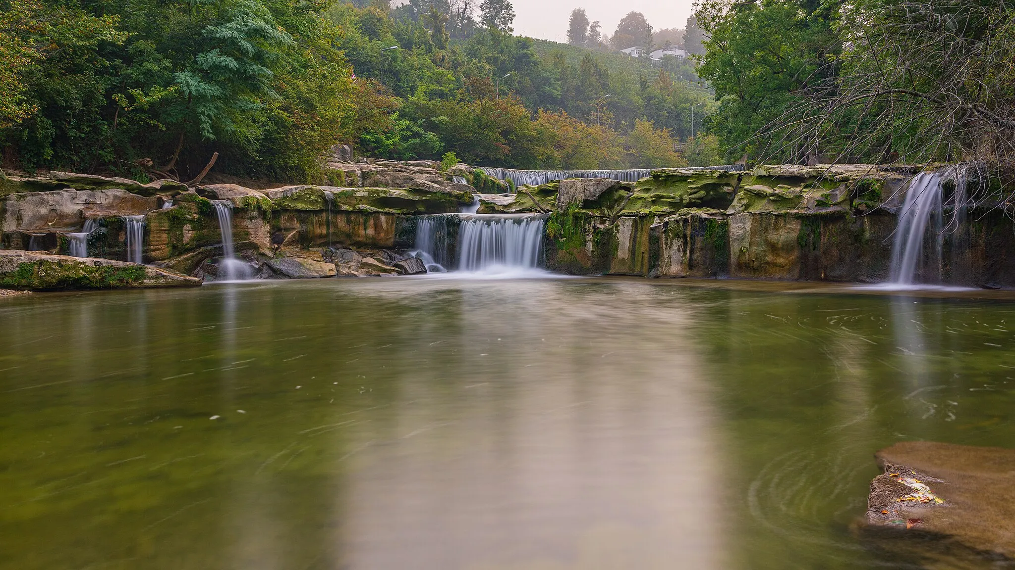 Photo showing: Töss Wasserfälle  in der Affenschlucht (Hard) bei Winterthur Wülflingen.