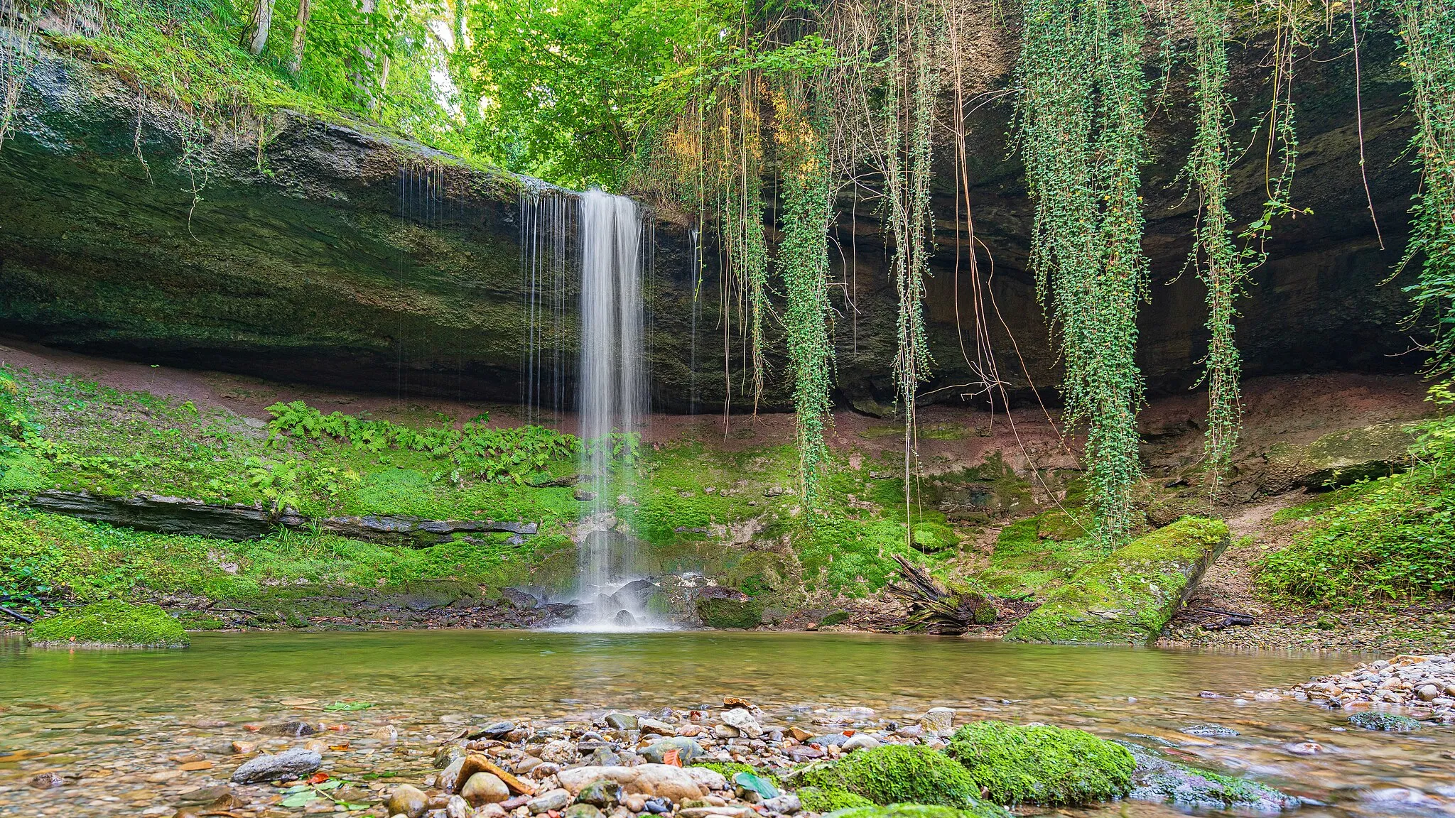 Photo showing: Sunnenbach-Wasserfall
