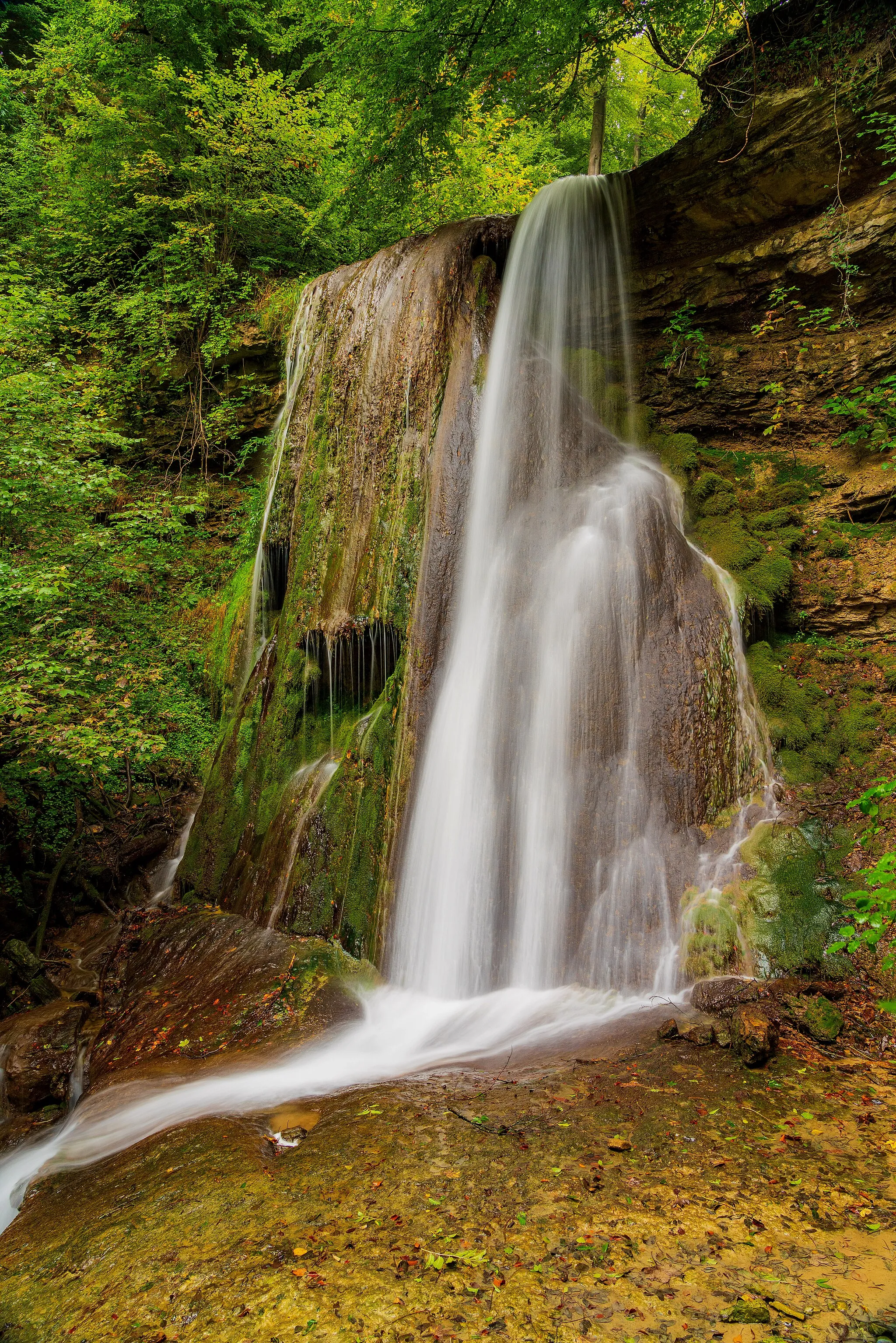 Photo showing: Dorfbach bei Erlenbach - Wasserfall I