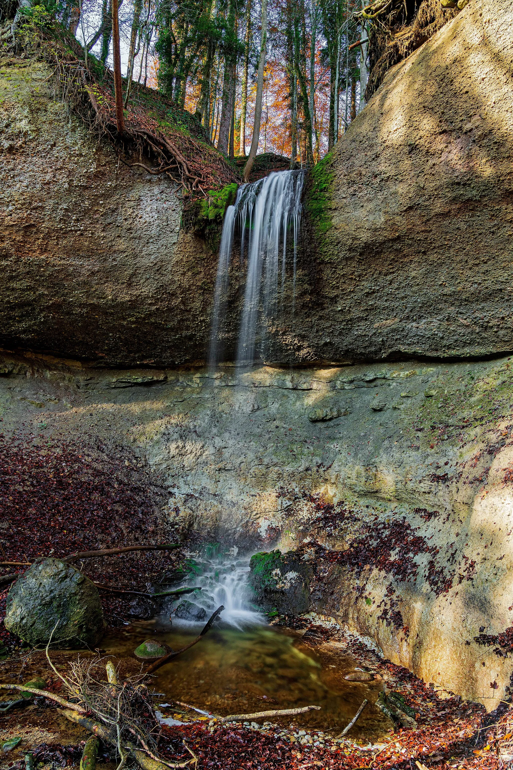 Photo showing: Ringwilerbach-Wasserfall bei Hinwi